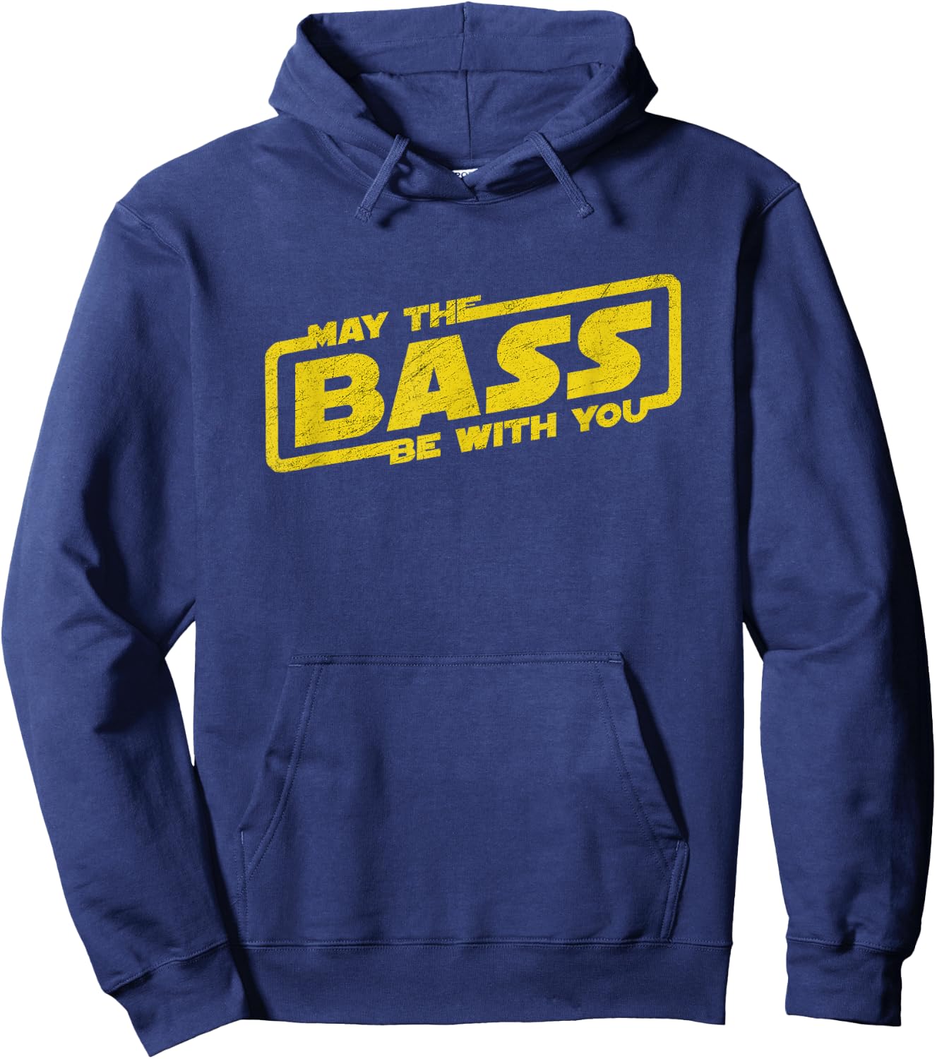 Music Lover May The Bass Be with You Men Women Kids Hoodie - Hoodie | Navy