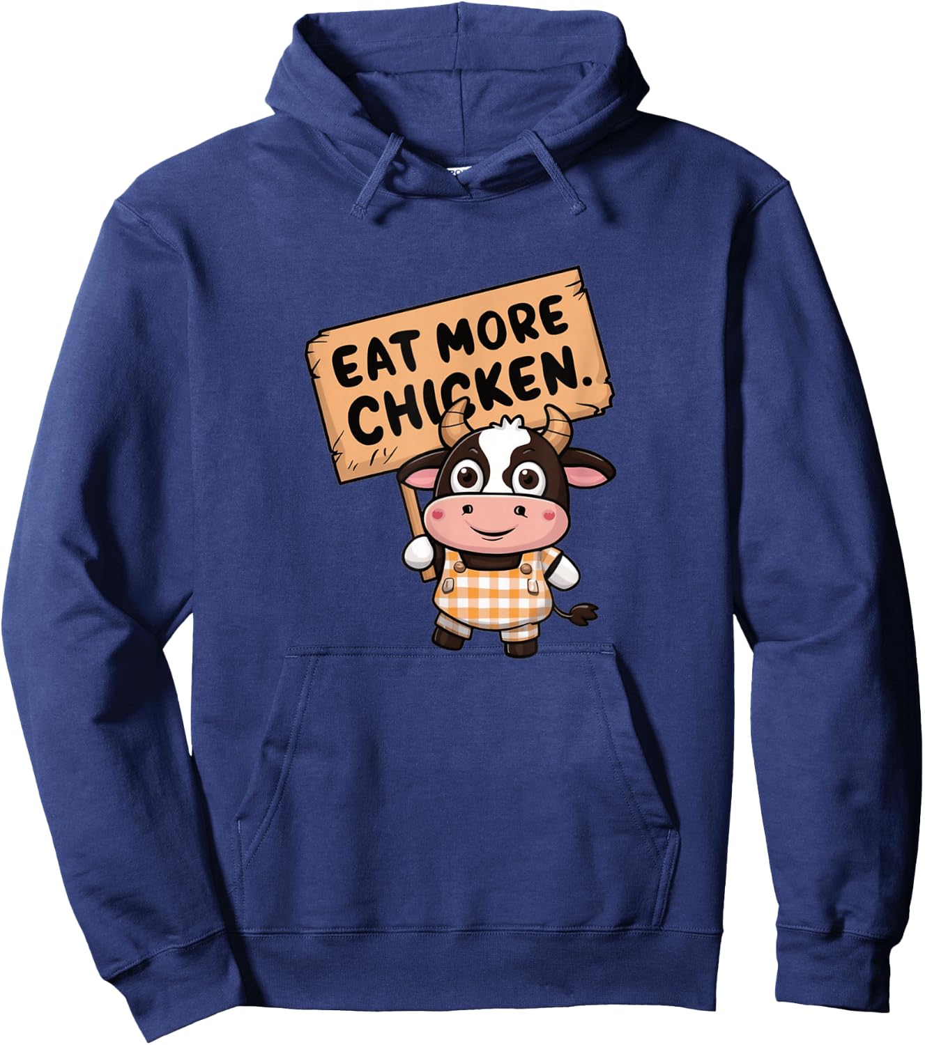 Eat more chicken Hoodie - Hoodie | Navy