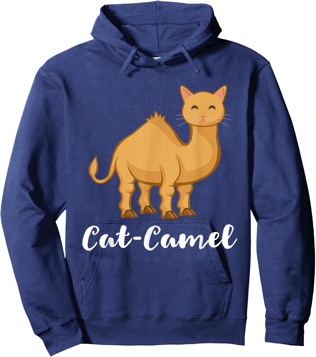 Cat-Camel Funny Animal Yoga Hoodie - Hoodie | Navy