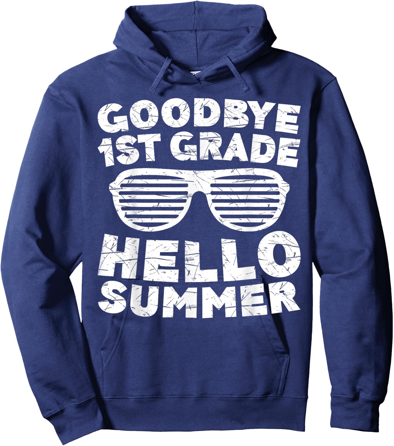 Goodbye 1st Grade Hello Summer Shirt First Grade Graduate Hoodie - Hoodie | Navy
