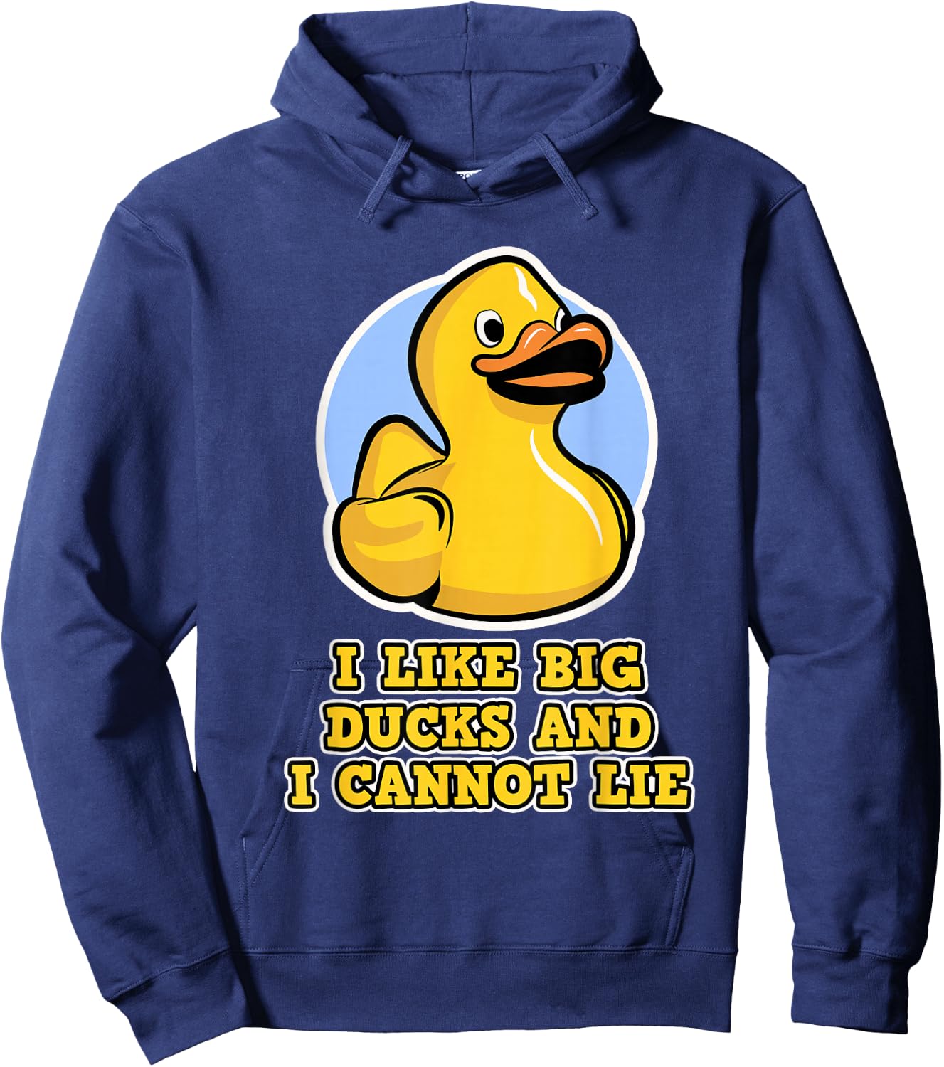 Ich lig große Duten und ich kann Nicht liegen - Rubber Duck Hoodie - Hoodie | Navy