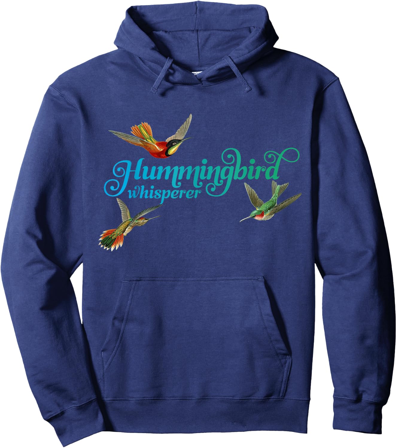 Hummingbird Whisperer Hummingbird Lover Bird Hoodie - Hoodie | Navy