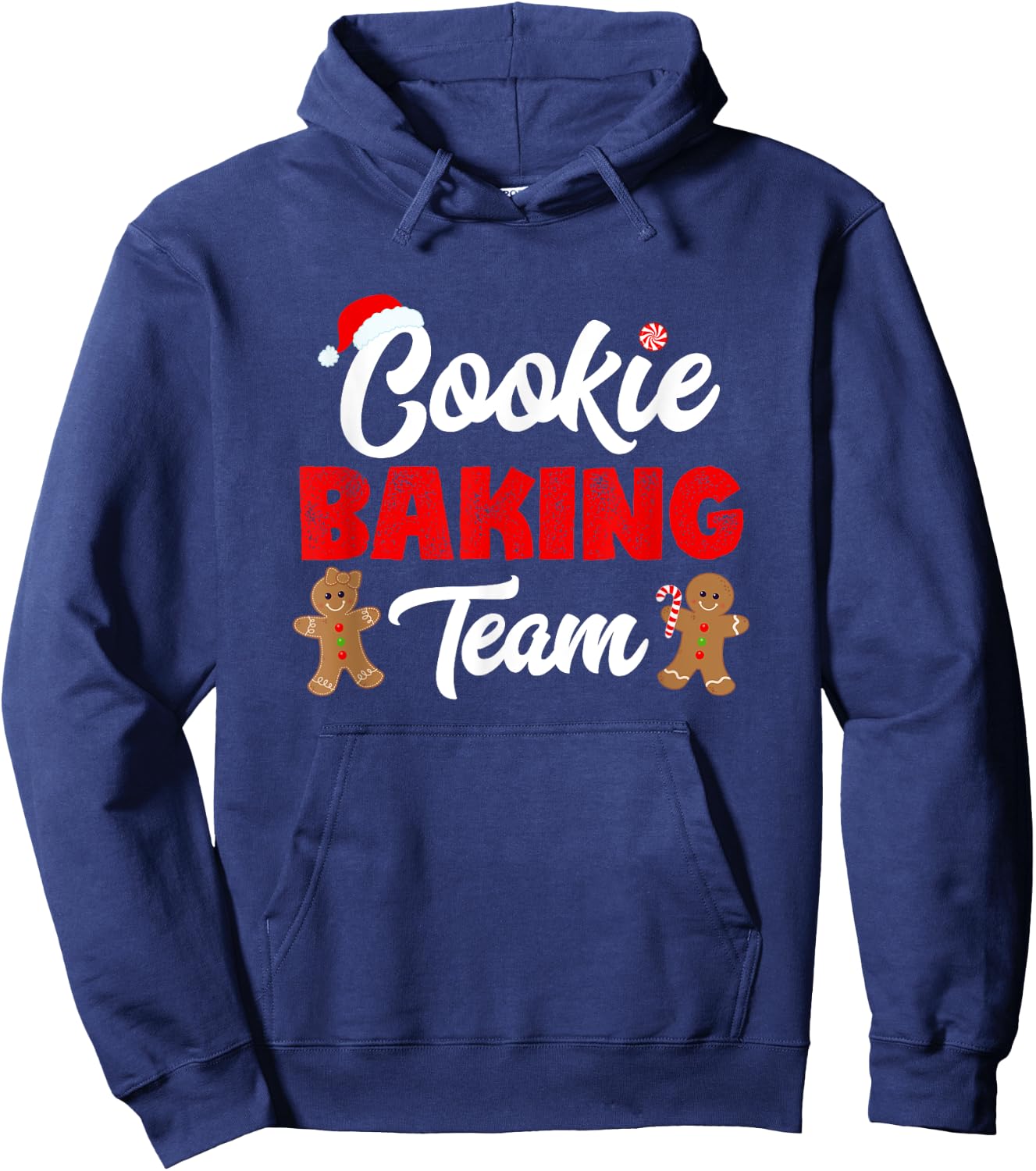 Cookie Baking Team Christmas Baking Team Shirts Holiday Hoodie - Hoodie | Navy