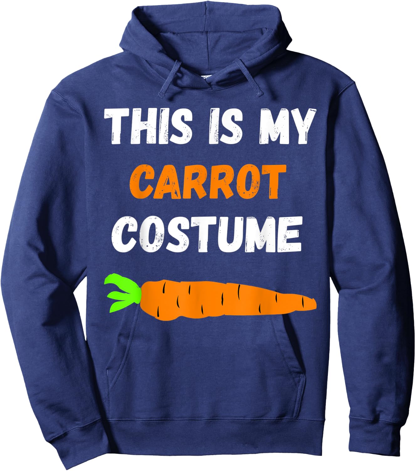 This Is My Carrot Costume Vegetables Organic Food Hoodie - Hoodie | Navy