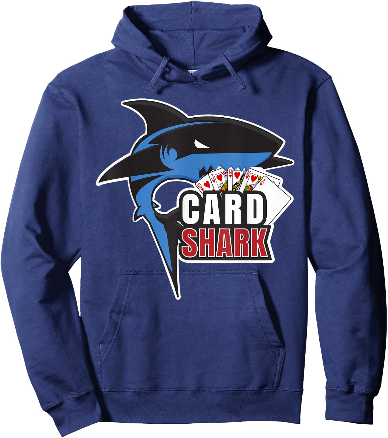 Card Shark - Funny Hobby for Texas Holdem Players Hoodie - Hoodie | Navy
