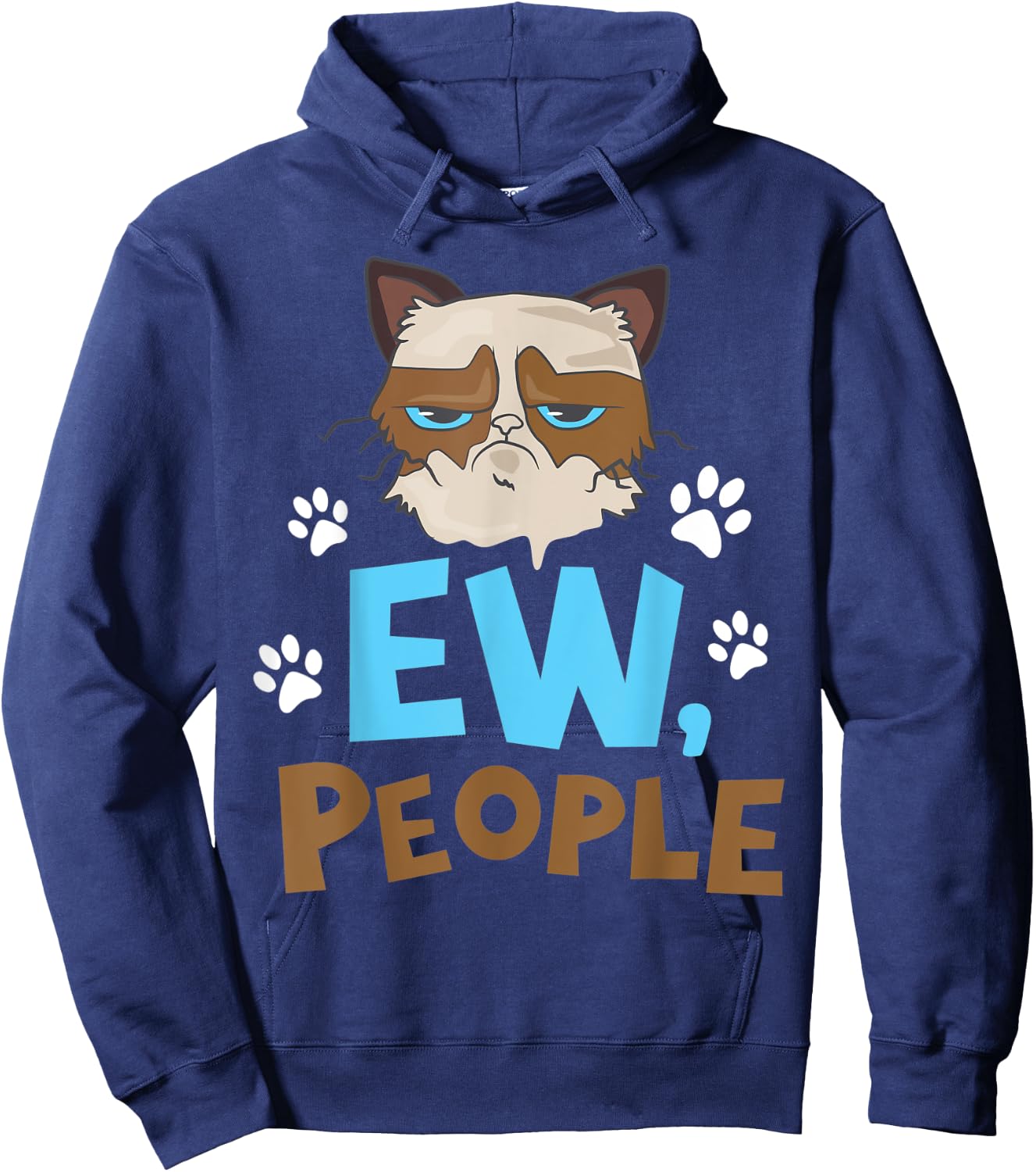 Ew People Cat Hoodie - Hoodie | Navy