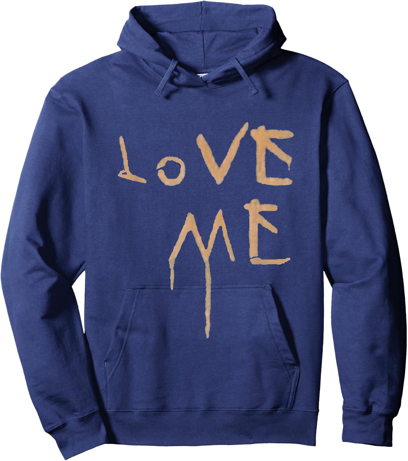 Love Me - Dripping Paint - Unwell Hoodie - Hoodie | Navy