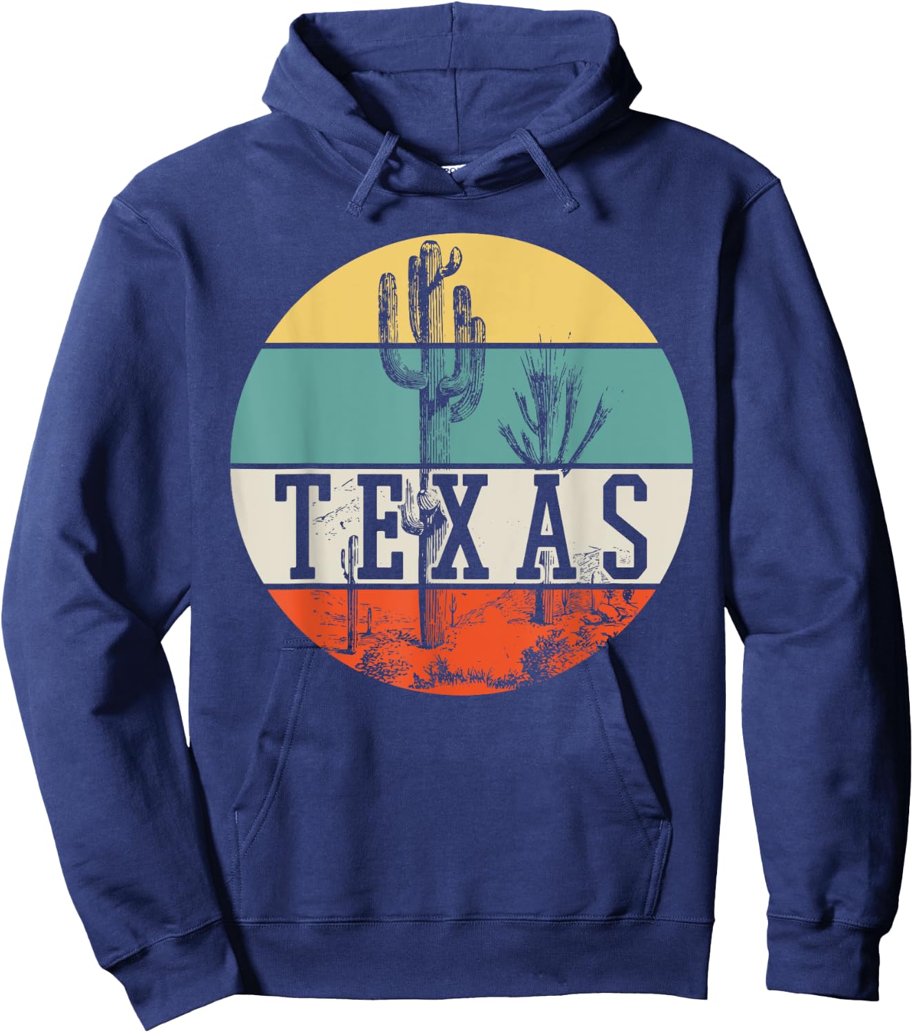 Texas Shirt US Country State Souvenir Retro Hoodie - Hoodie | Navy