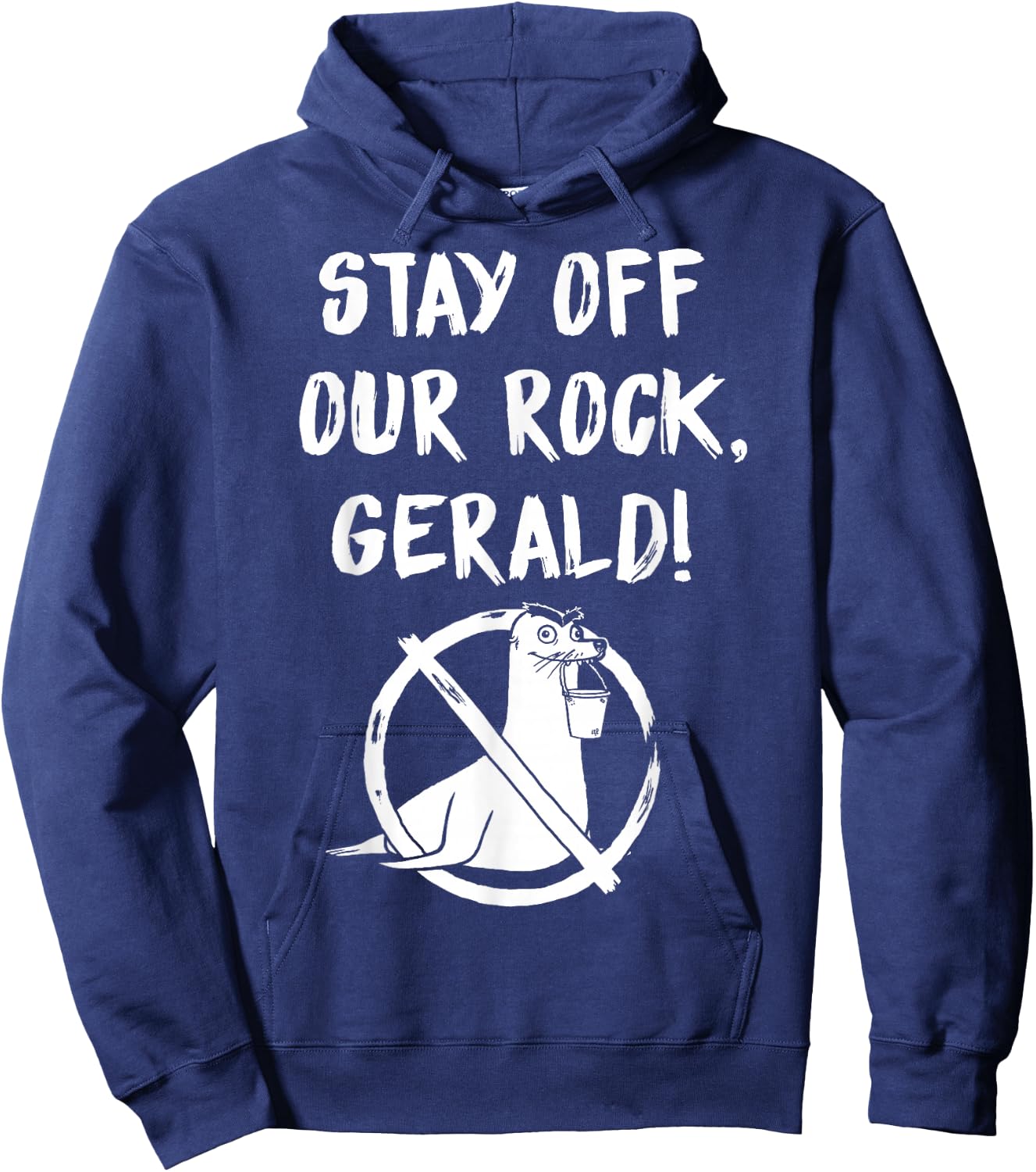 Disney Pixar Finding Dory Gerald Stay Off Our Rock Hoodie - Hoodie | Navy