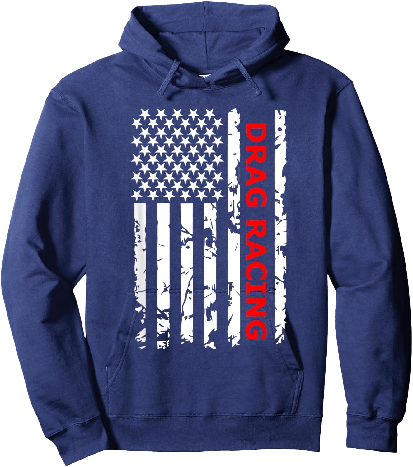 Drag Racing Hoodie - Hoodie | Navy