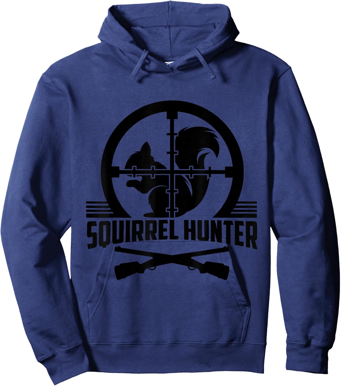 Squirrel Hunter Target Practice Hunting Sportsman Sport Gift Hoodie - Hoodie | Navy