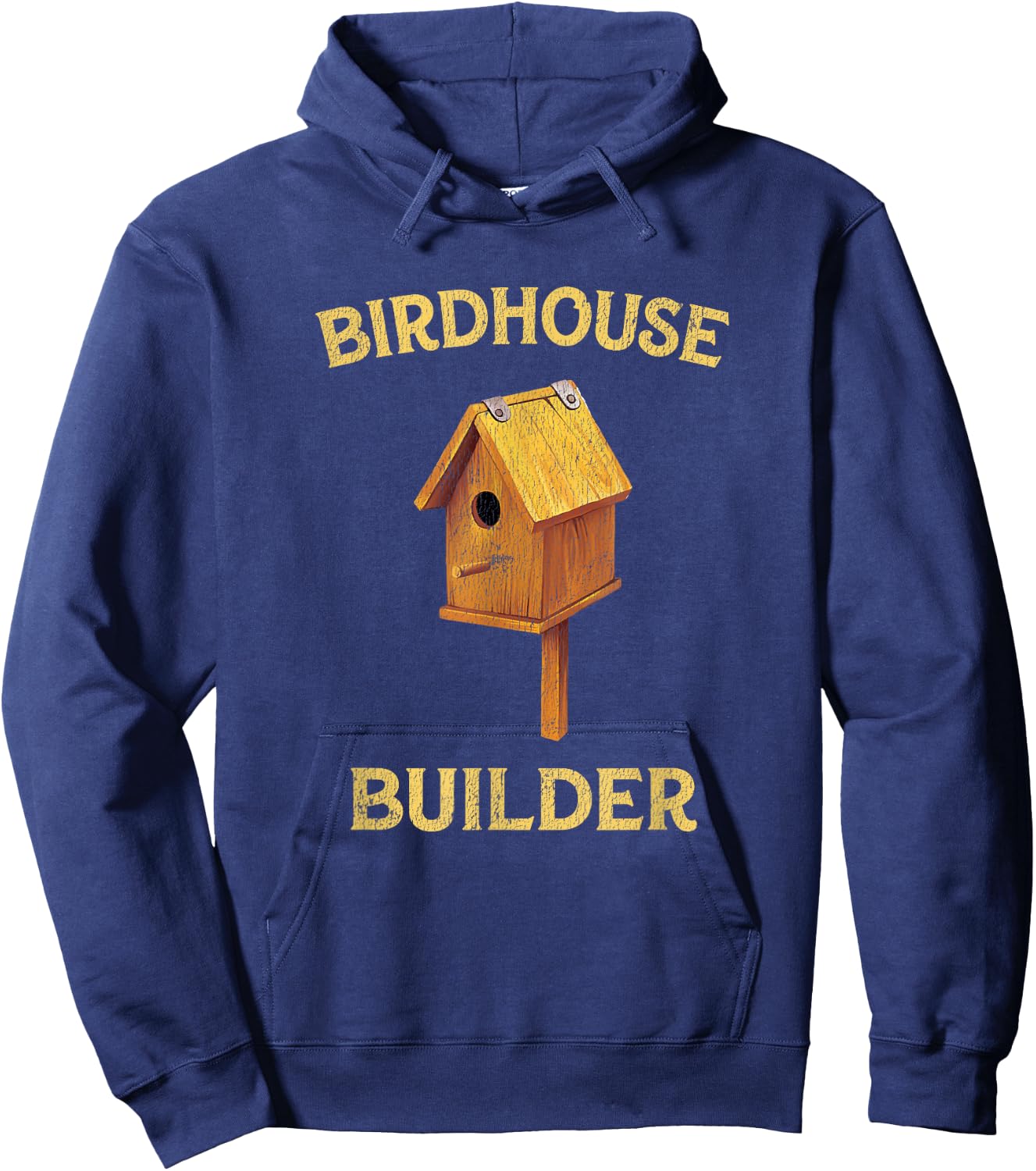 Vintage Birdhouse Builder Shirt Woodworking Women Hoodie - Hoodie | Navy