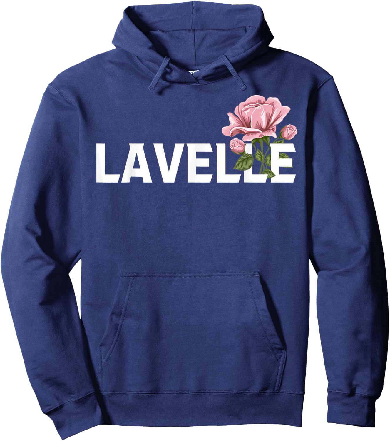 Lavelle and Rose Flower Hoodie - Hoodie | Navy