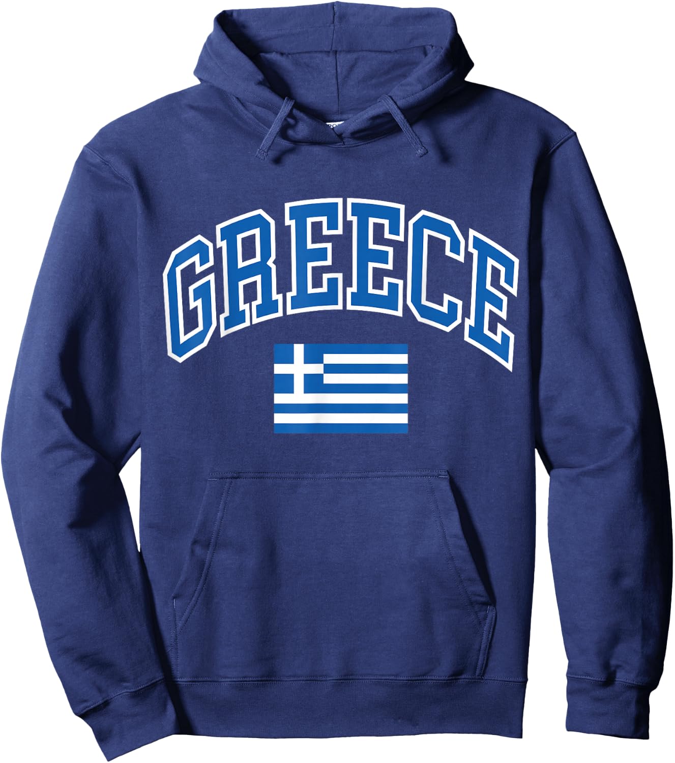 Greece Greek Flag Hoodie - Hoodie | Navy