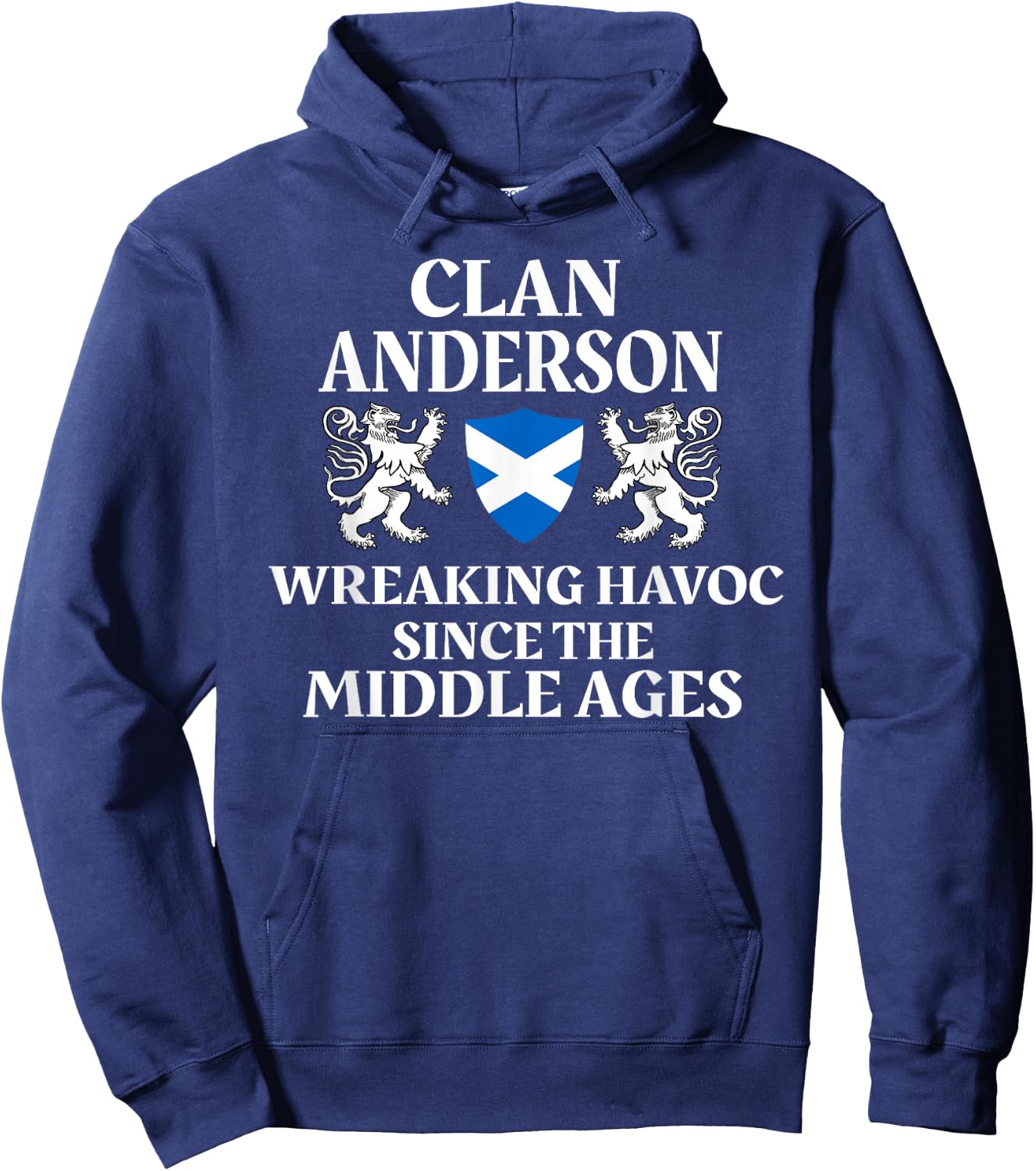 Anderson Scottish Family Clan Scotland Name Hoodie - Hoodie | Navy