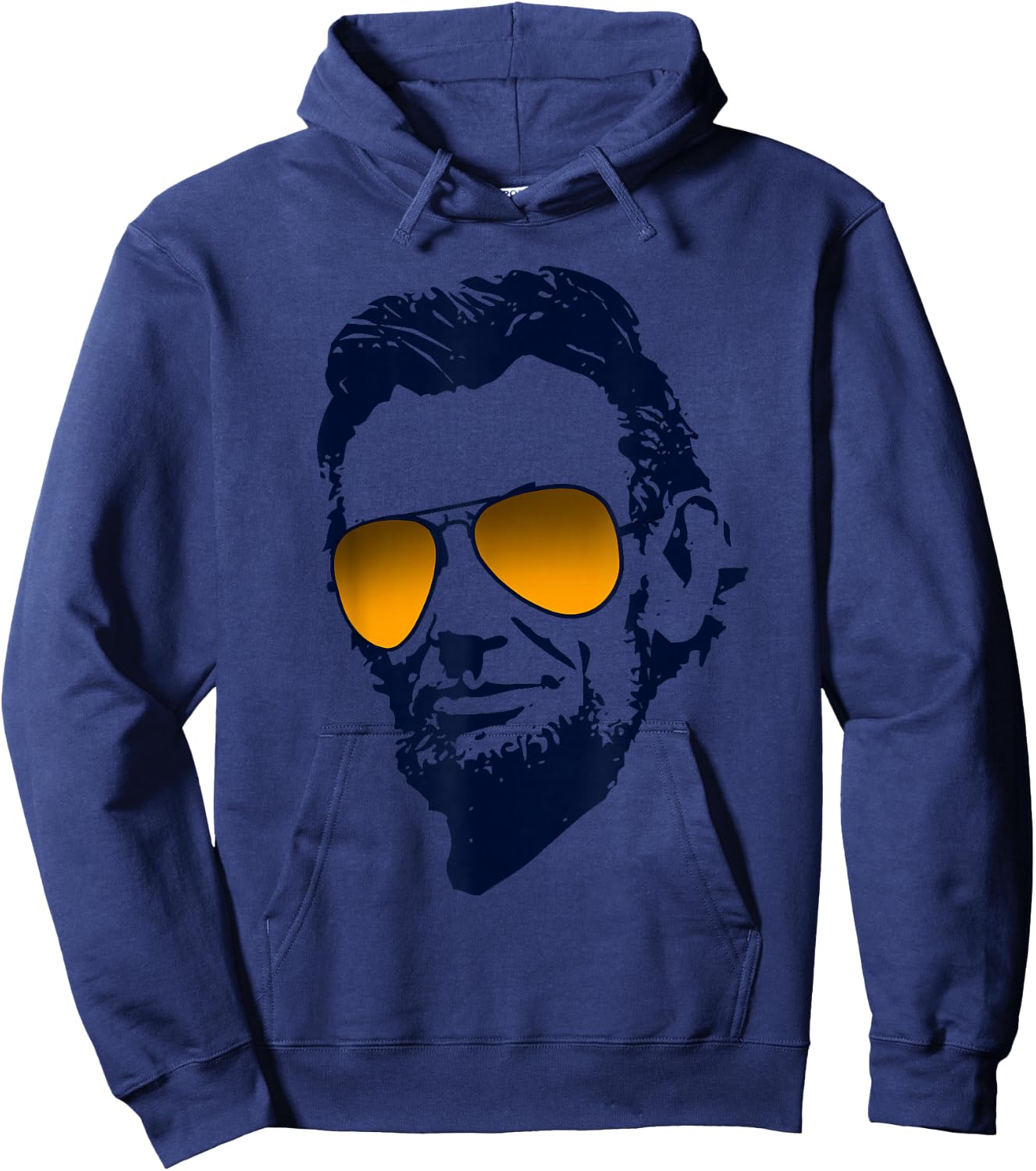 Cool Abraham Lincoln Honest Abe In Sunglasses Graphic Hoodie - Hoodie | Navy