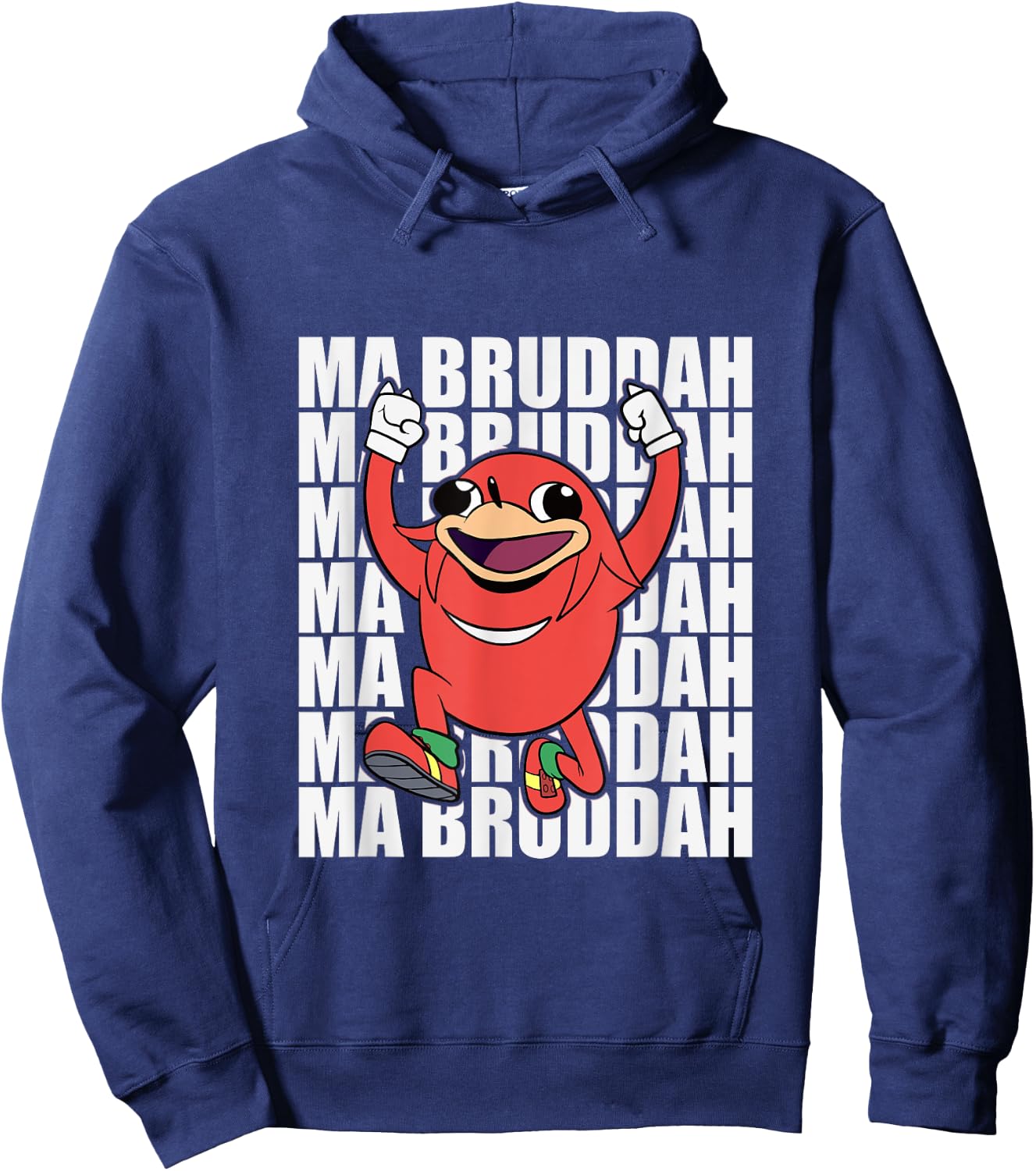 Ugandan Shirt Meme Warrior Tribe VR Ma Bruddah Funny Hoodie - Hoodie | Navy