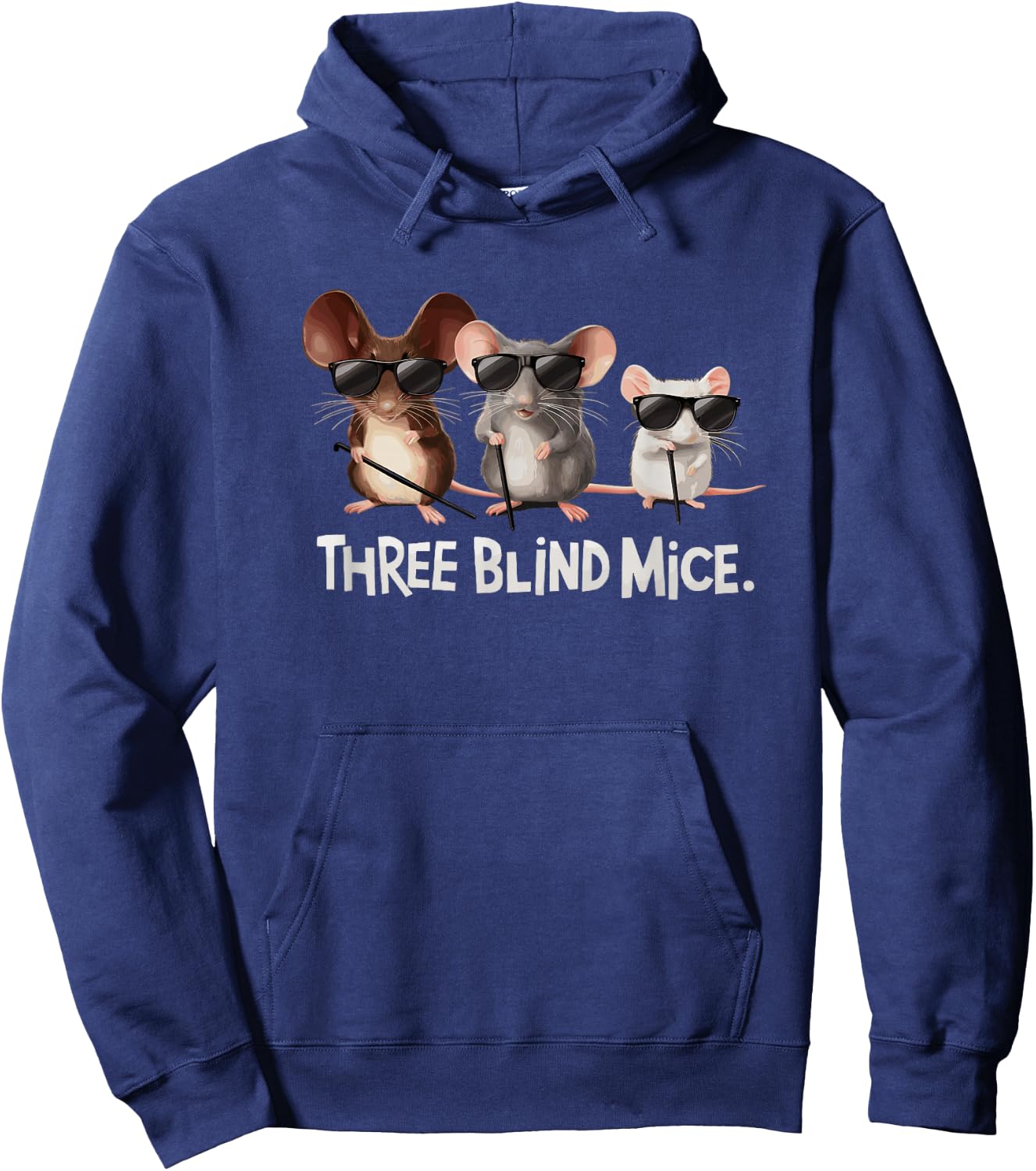 Three Blind Mice Nursery Rhyme Halloween Costume Hoodie - Hoodie | Navy