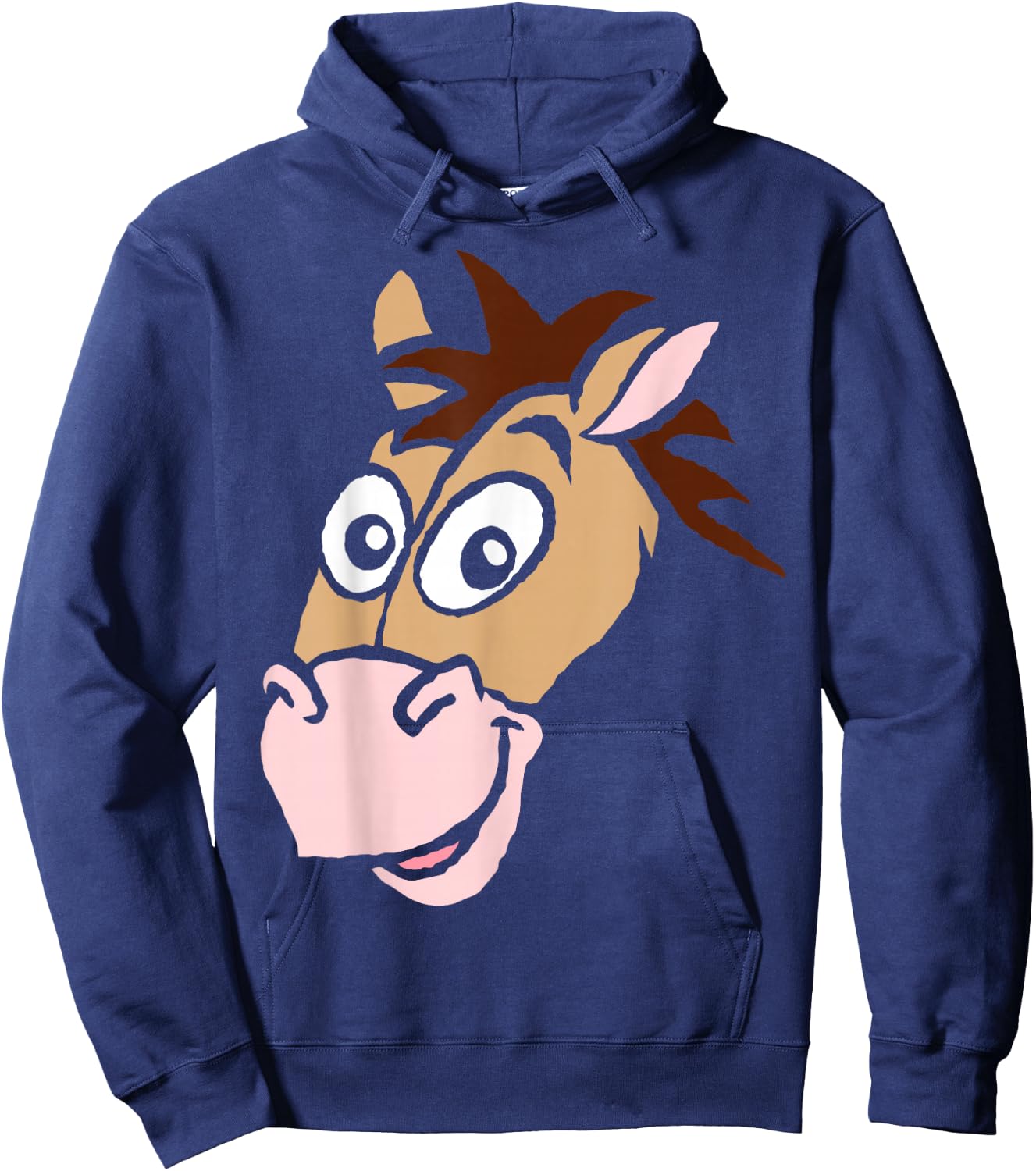 Disney Pixar Toy Story Bullseye Large Face Costume Halloween Hoodie - Hoodie | Navy