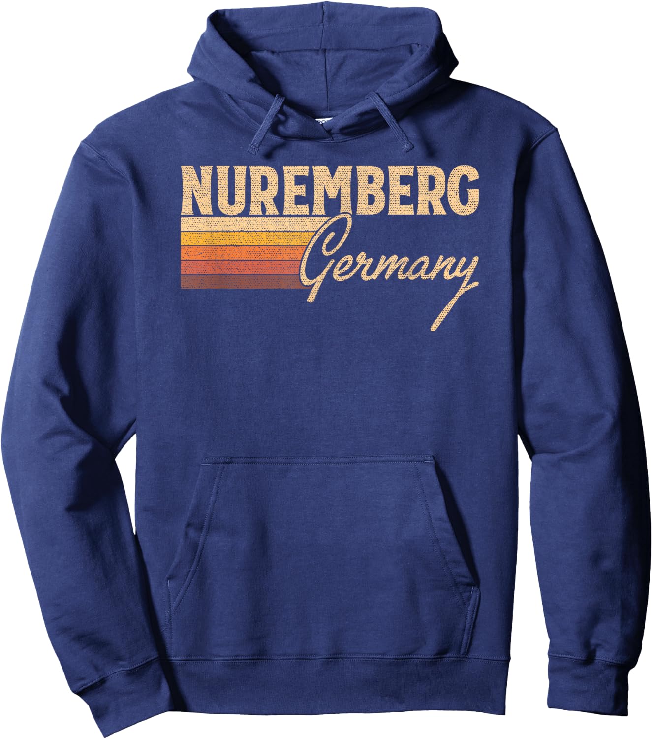 Vintage Nuremberg Germany Hoodie - Hoodie | Navy