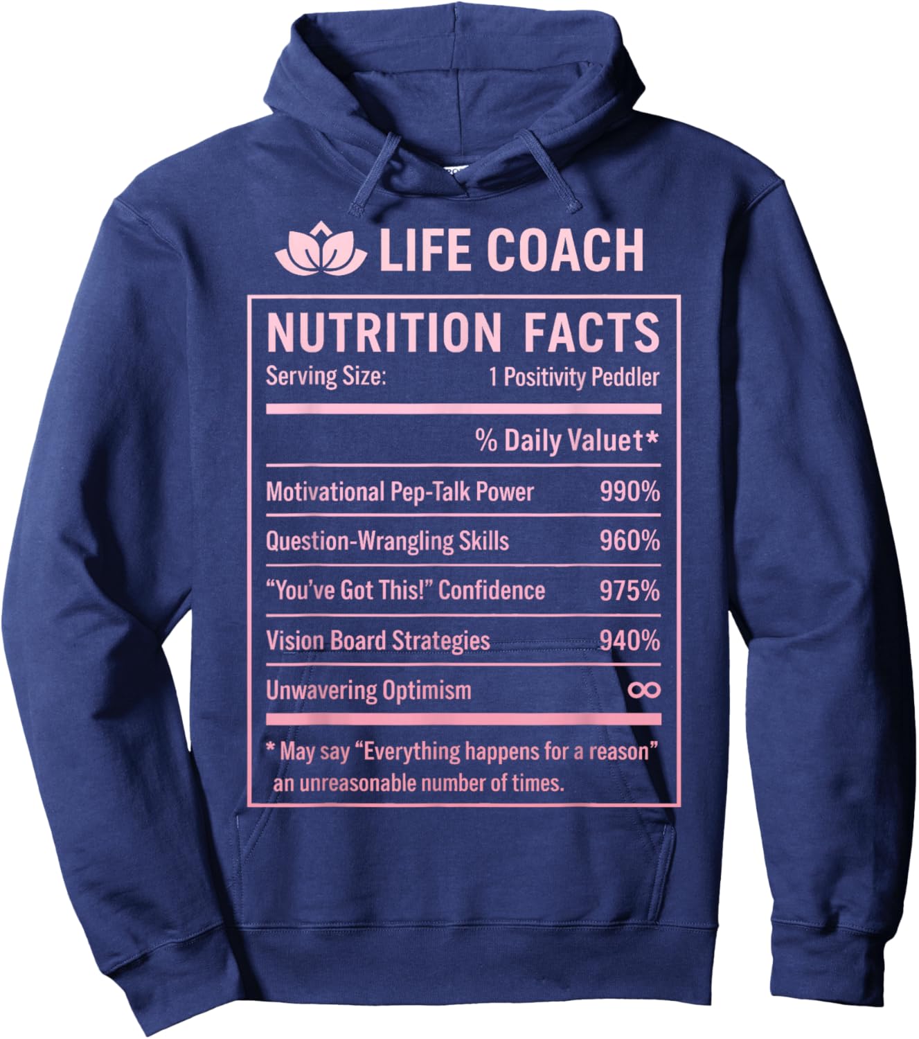 Funny Life Coach Hoodie - Hoodie | Navy