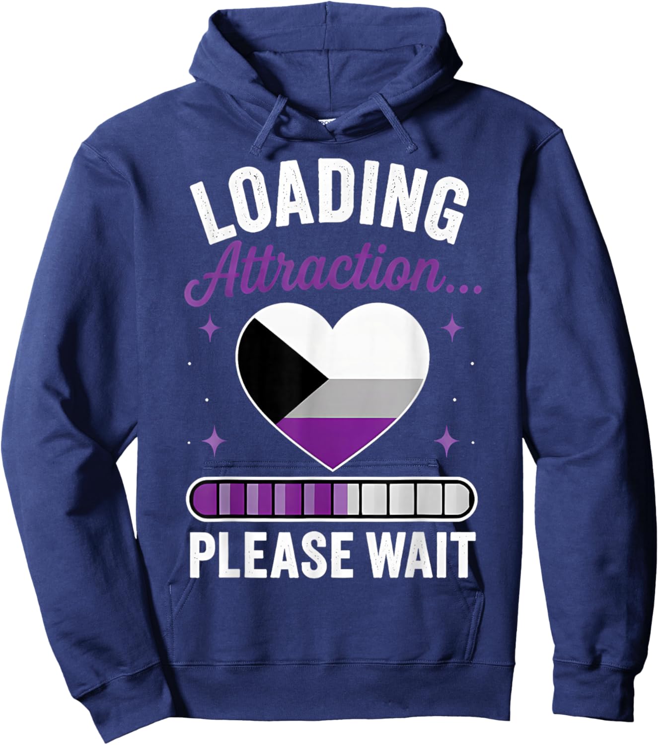Funny Demisexual Hoodie - Hoodie | Navy