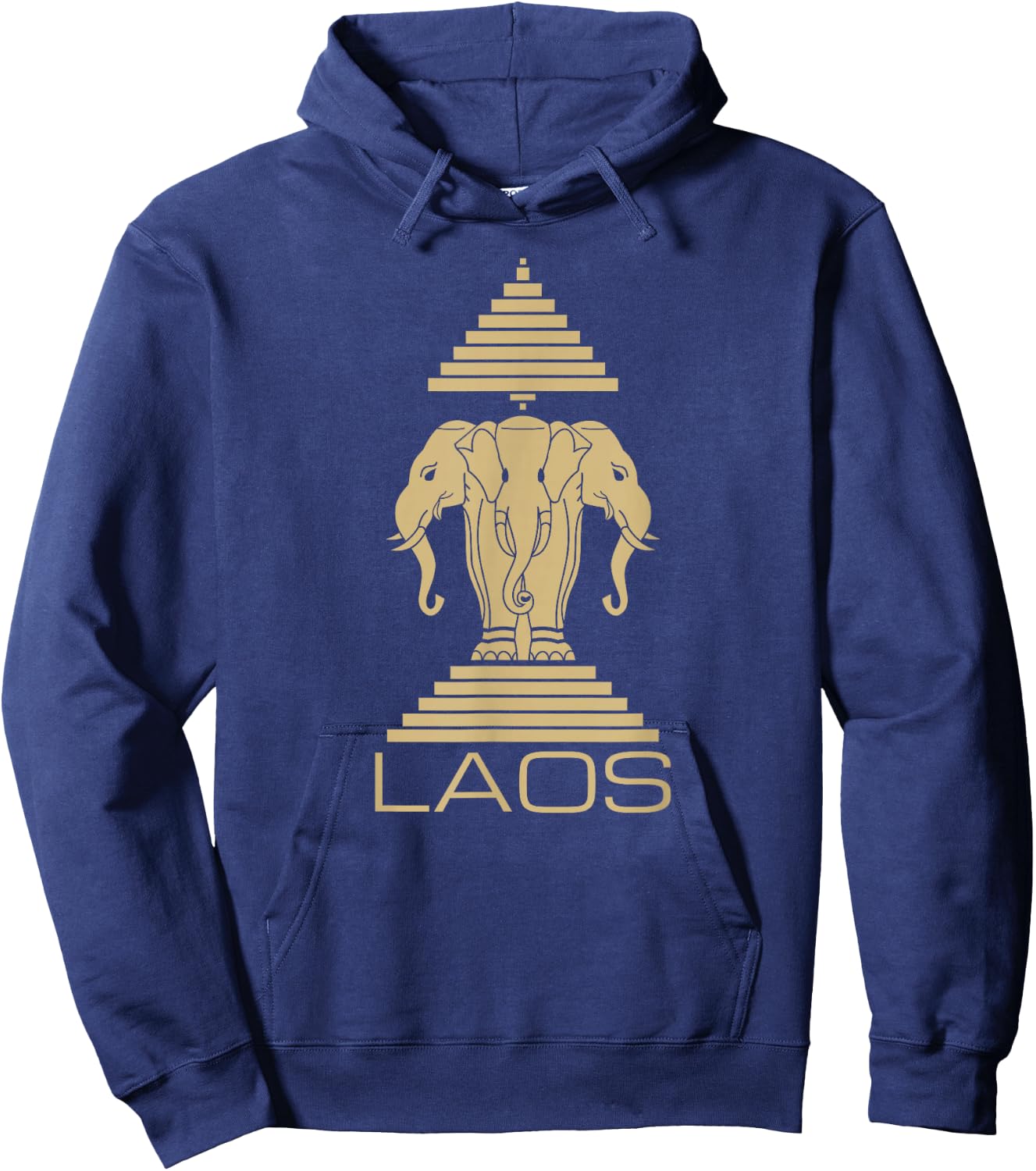 Laos Elephant Symbol Laotian Pride Hoodie - Hoodie | Navy