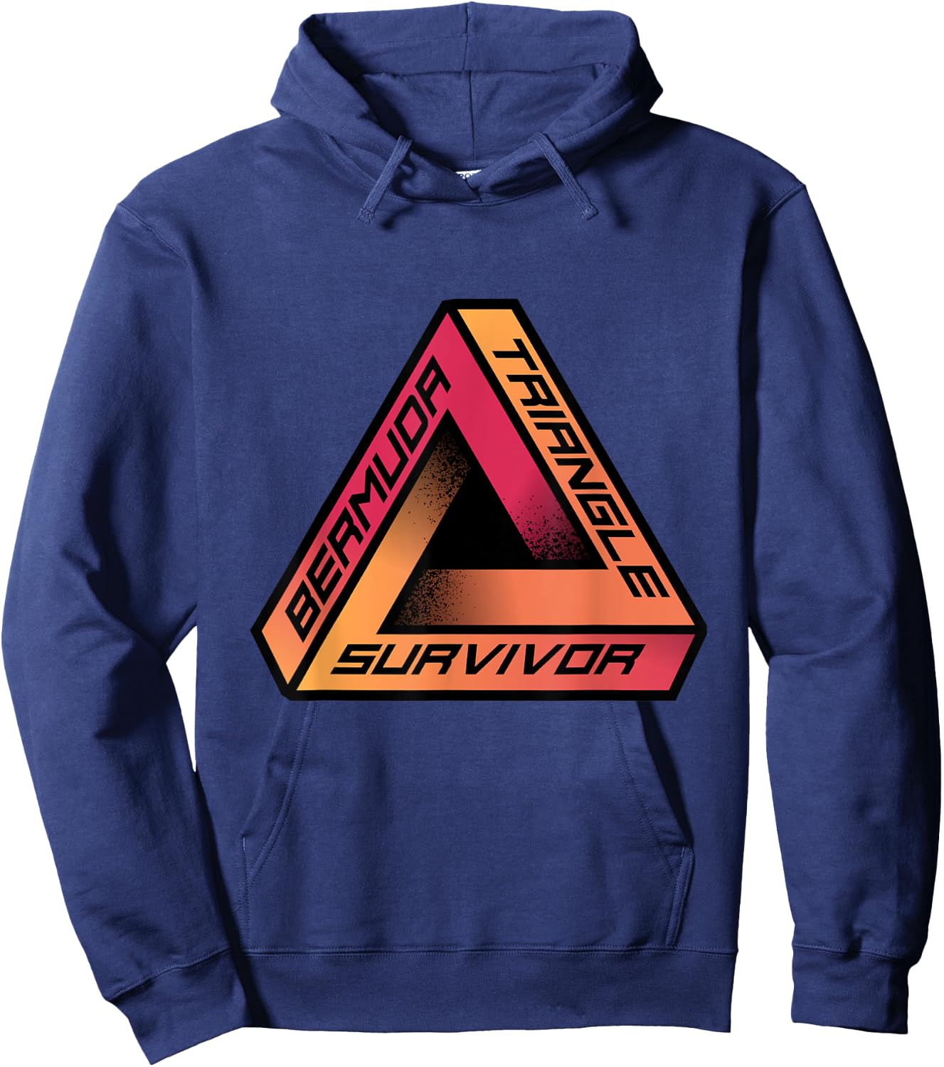 Bermuda Triangle Survivor | Mystery Conspiracy Theorist Hoodie - Hoodie | Navy