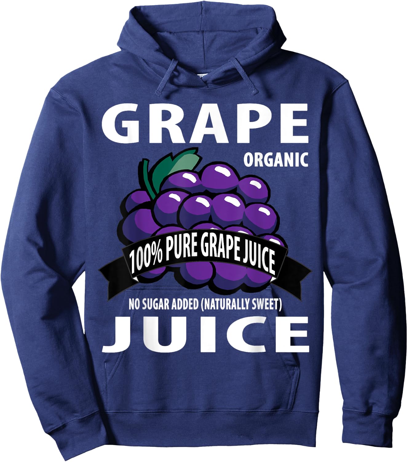 Grape Juice Box: Family Halloween Costumes for 5 people Hoodie - Hoodie | Navy