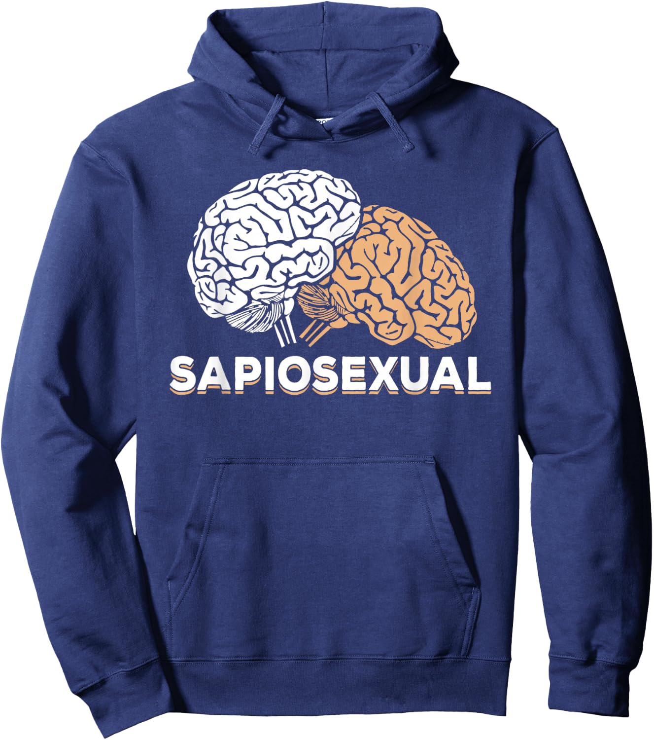 Sapiosexual T shirt Hoodie - Hoodie | Navy