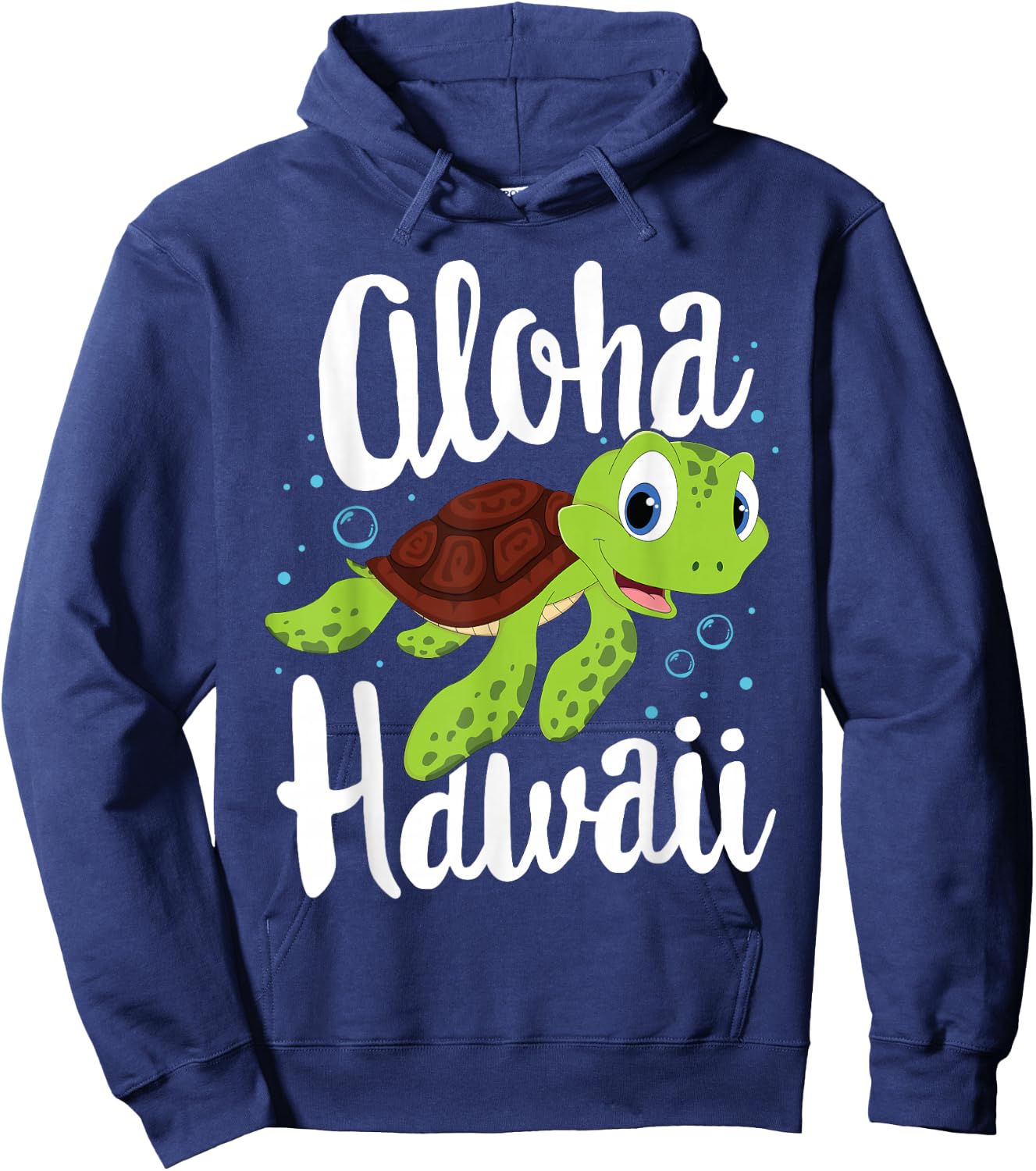 Aloha Hawaii Kids Boys Sea Turtle Hawaiian Vacation Hoodie - Hoodie | Navy