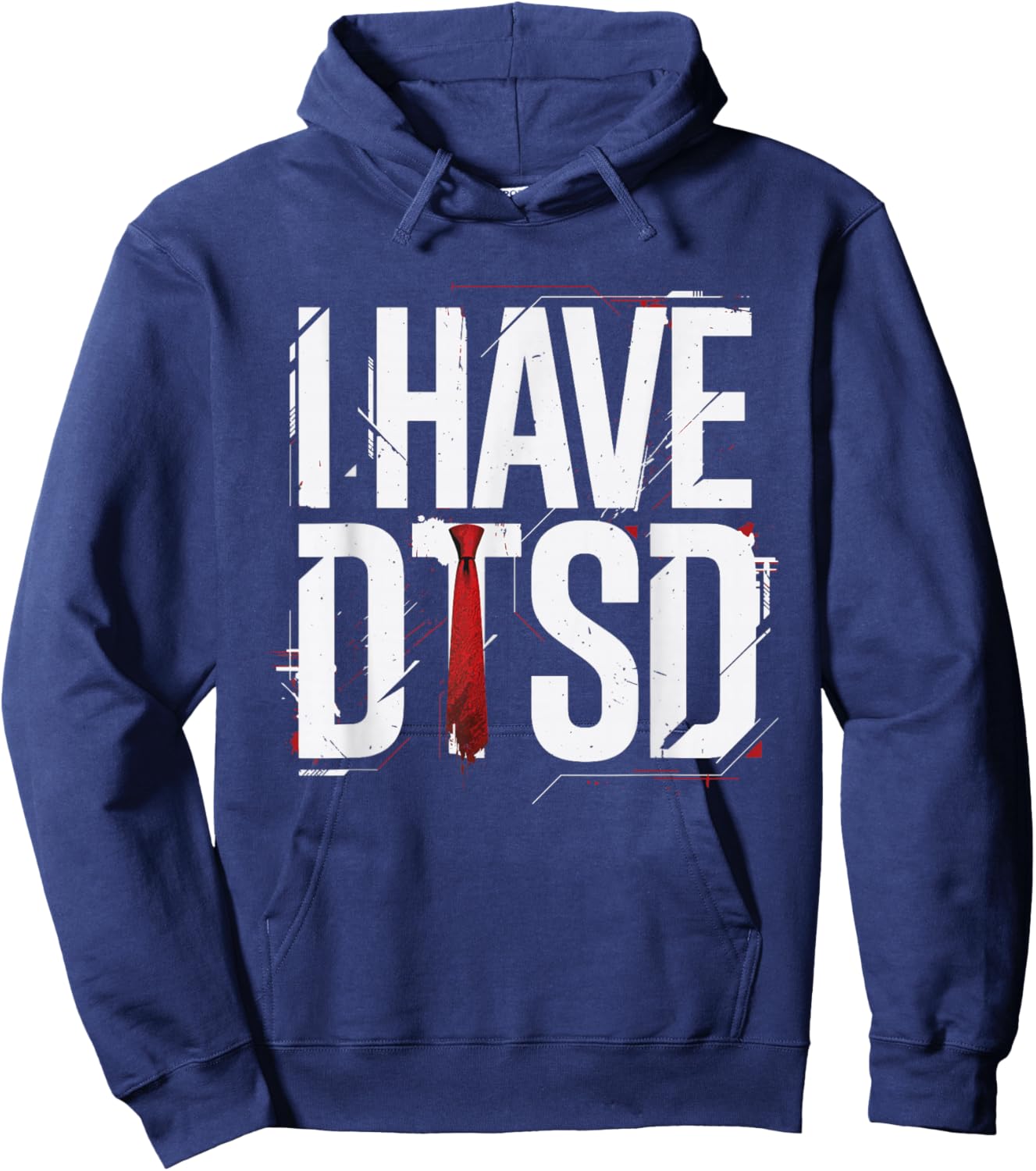 Donald Trump Stress Disorder Funny Hoodie - Hoodie | Navy