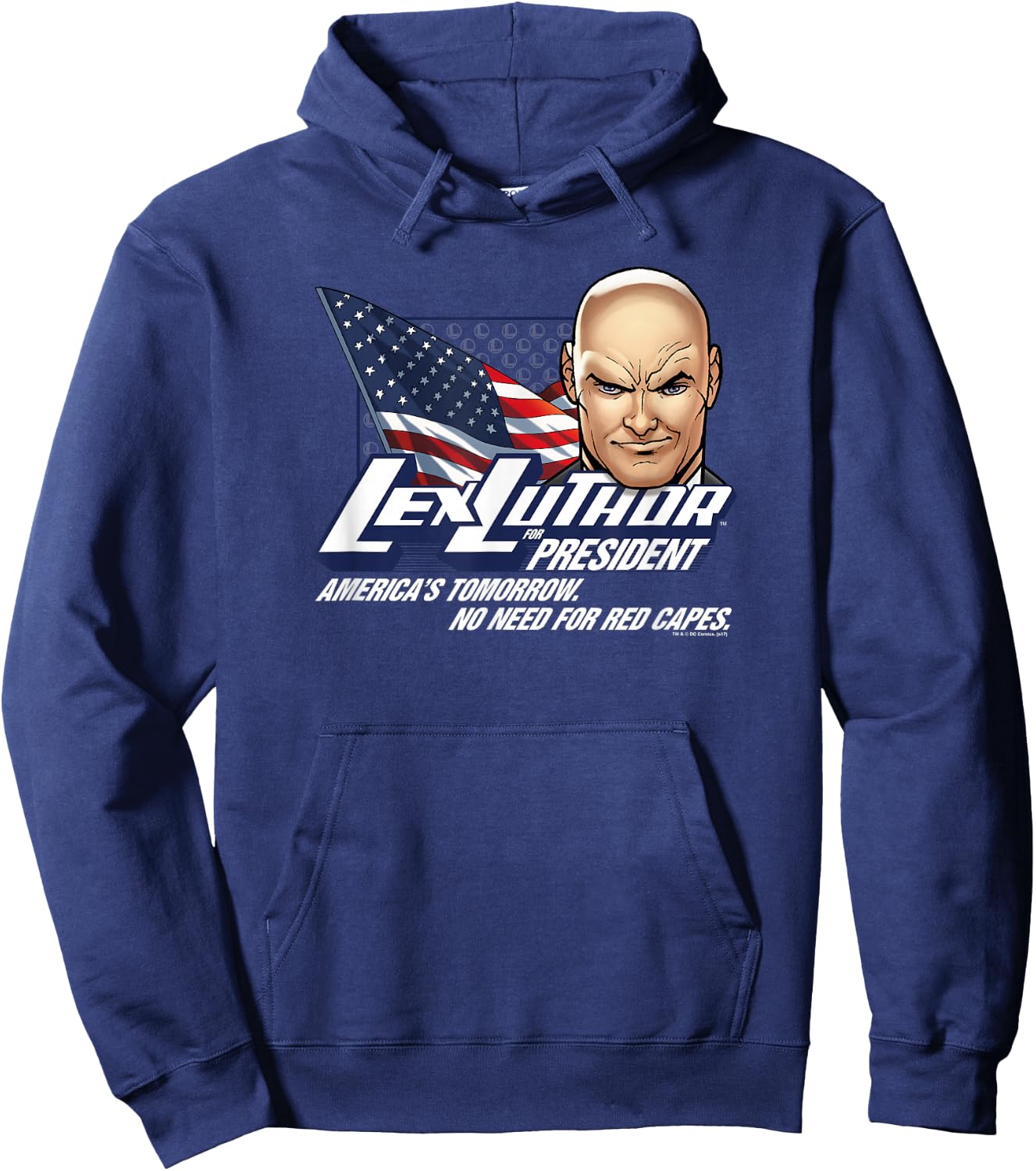 Superman Lex Luthor for President Hoodie - Hoodie | Navy