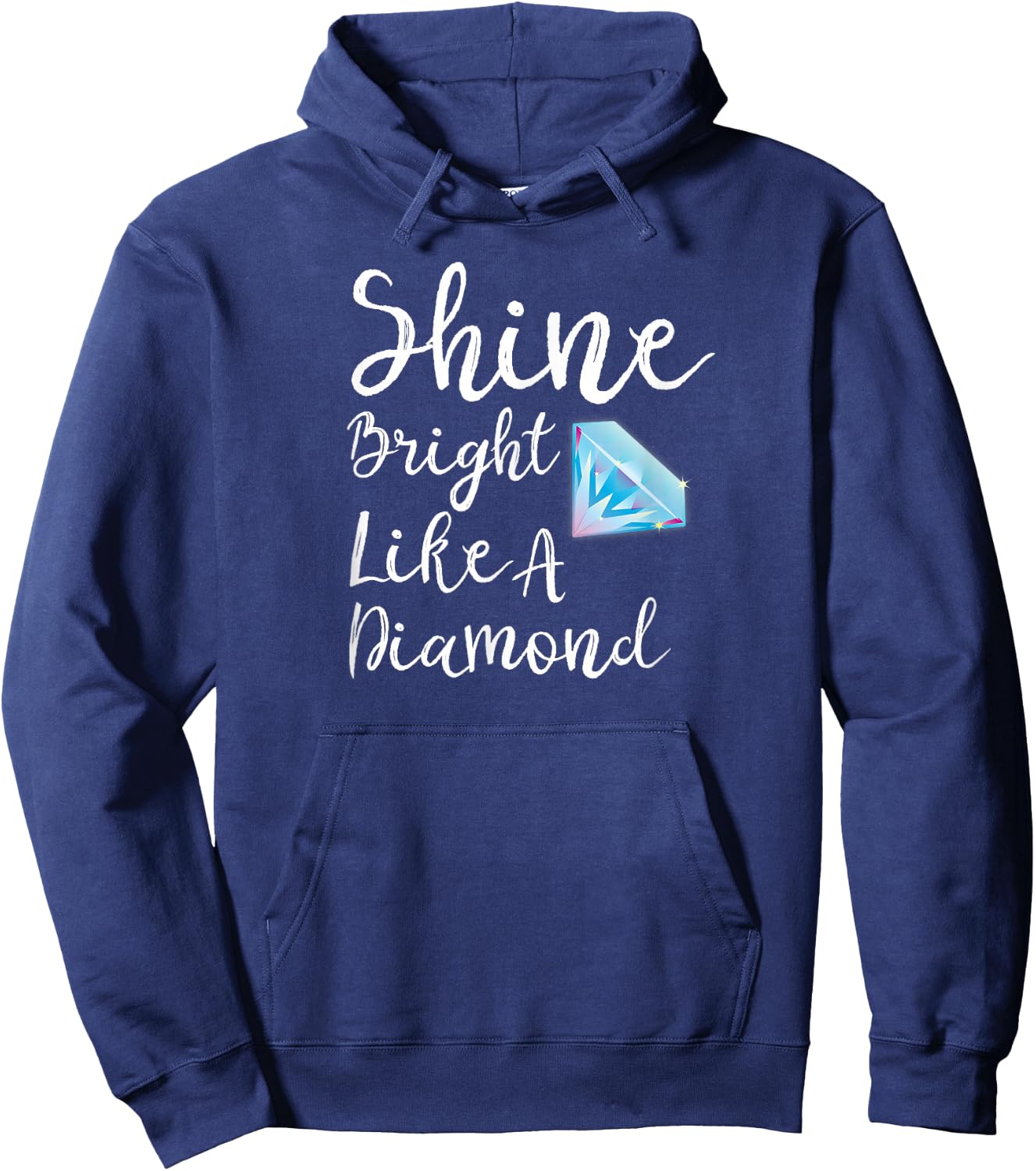 Shine Bright Like A Diamond Hoodie - Hoodie | Navy