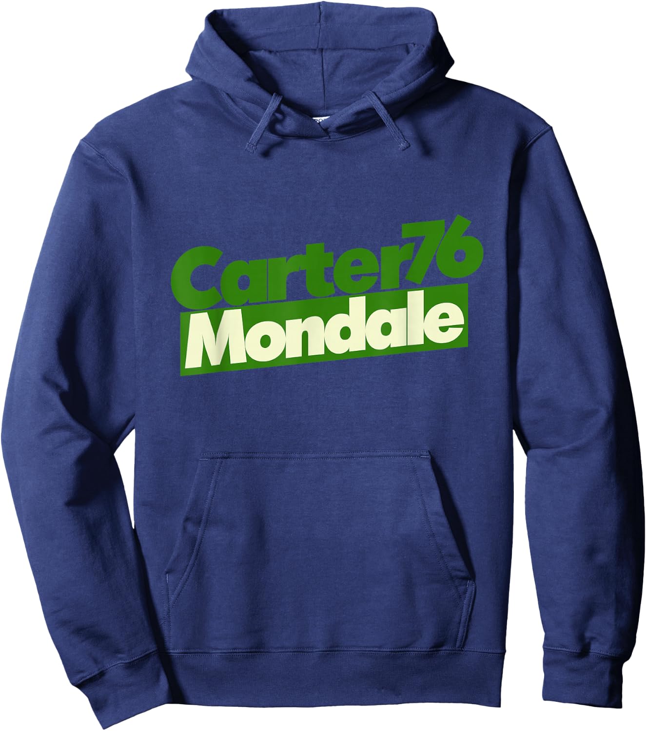 Jimmy Carter Mondale 76 shirt vintage politics Hoodie - Hoodie | Navy