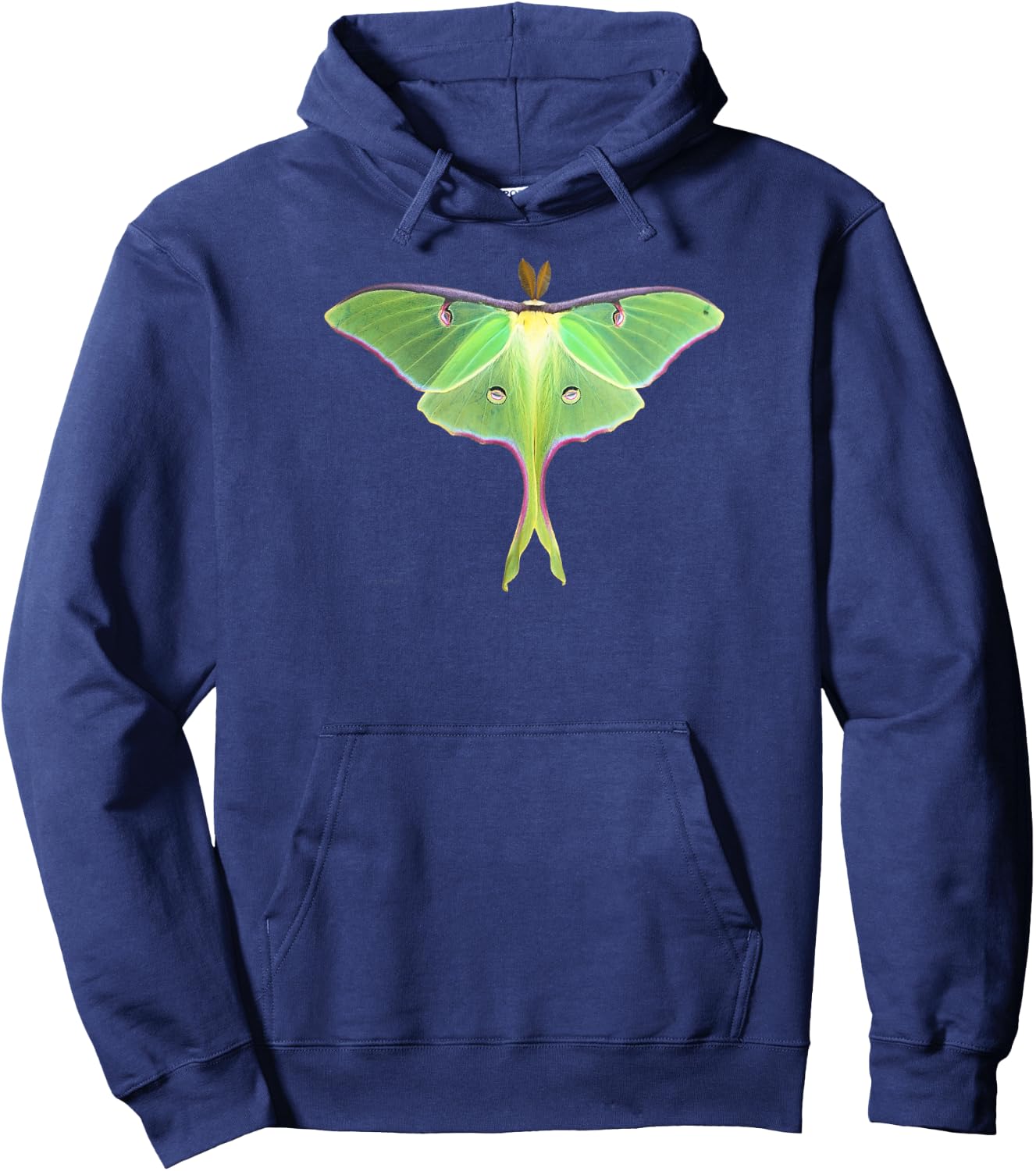 Luna Moth Beautiful Nature Butterfly Gift Lg Hoodie - Hoodie | Navy