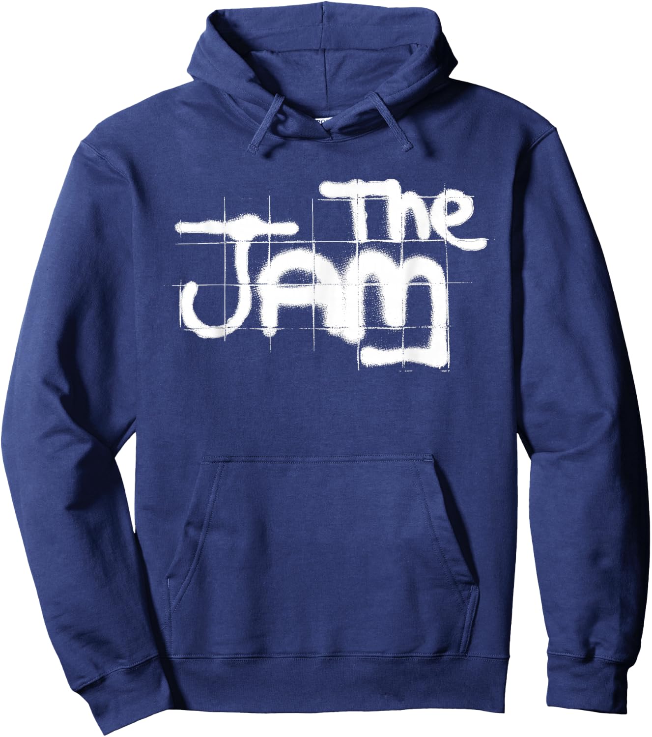 The Jam Official White Graffiti Spray Logo Hoodie - Hoodie | Navy