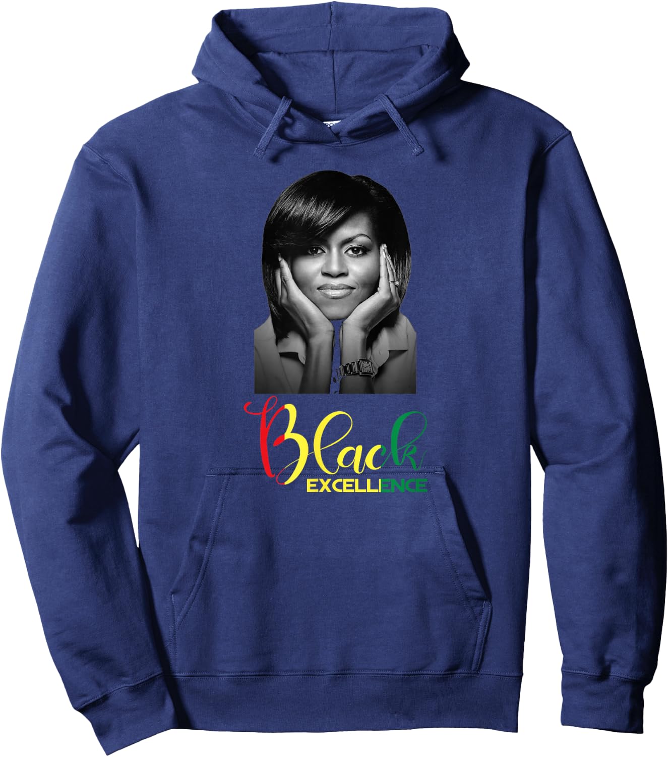 Michelle Obama Black Excellence Black history Month Shirt Hoodie - Hoodie | Navy