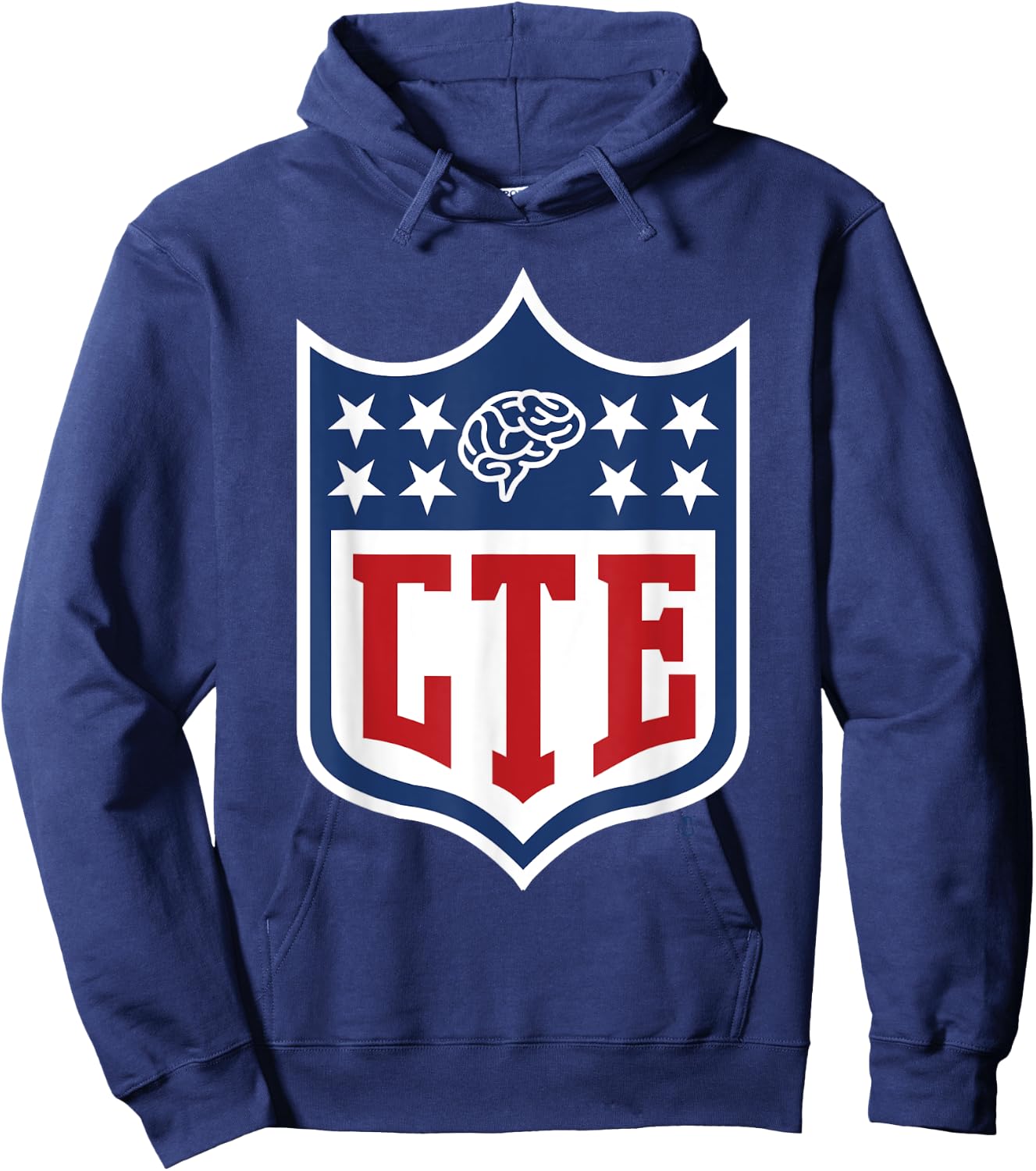 CTE Football head injury Hoodie - Hoodie | Navy