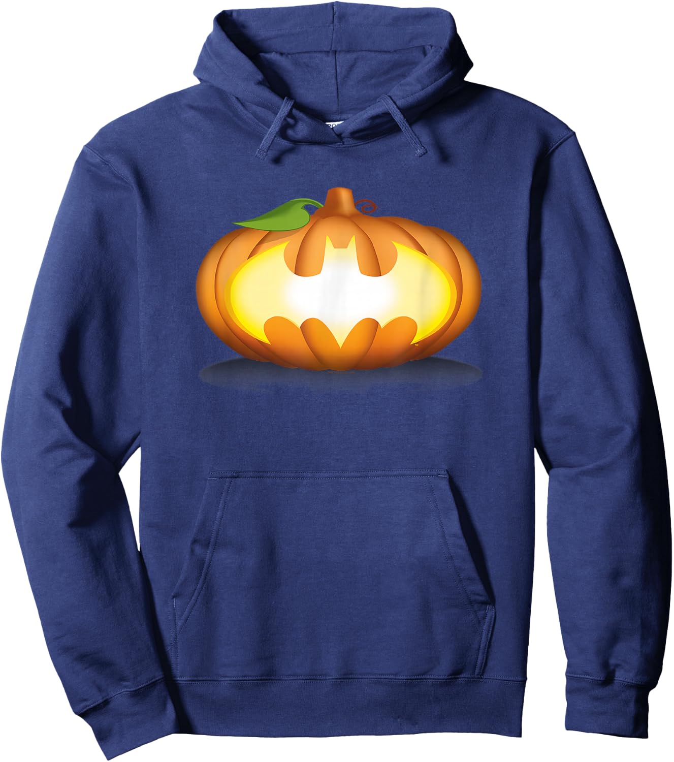 Batman Halloween Pumpkin Logo T Shirt Hoodie - Hoodie | Navy