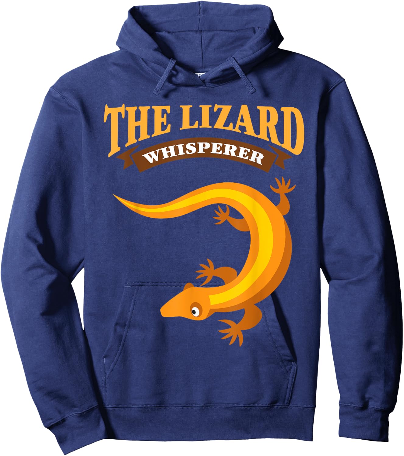The Lizard Whisperer Reptile Lover Gift Hoodie - Hoodie | Navy