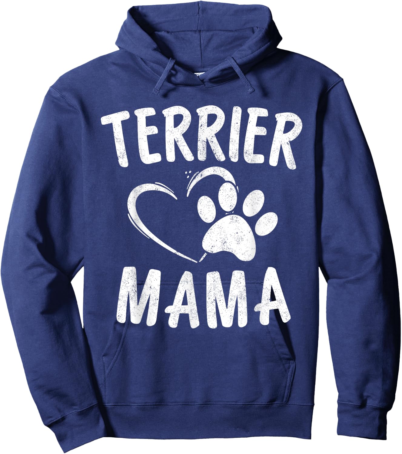 Terrier Mama Gift Bostie Yorkie Lover Apparel Dog Mom Men Women Kids Hoodie - Hoodie | Navy