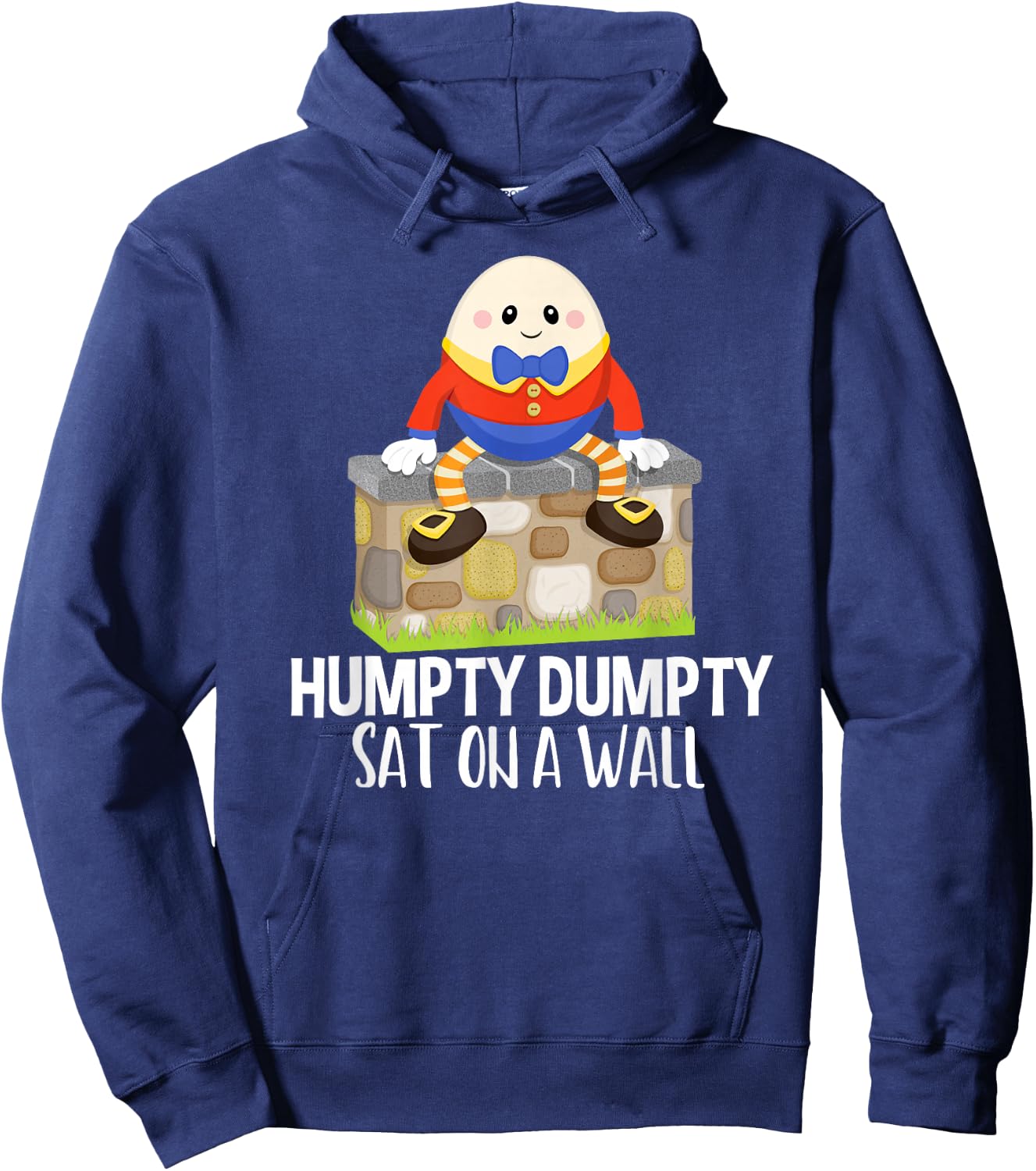 Humpty Dumpty Kids Nursery Rhyme Hoodie - Hoodie | Navy