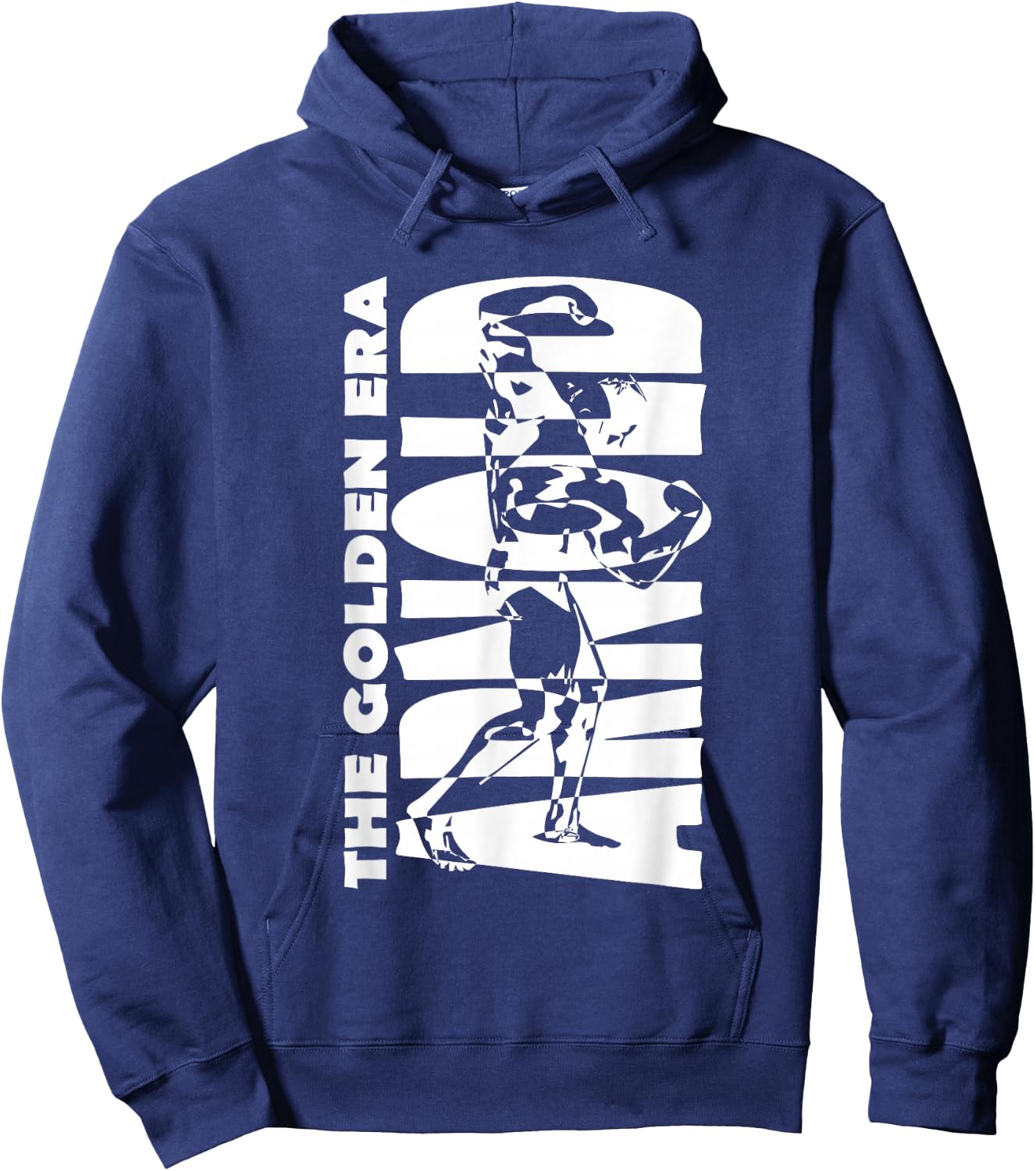 The Golden Era Arnold Bodybuilding Hoodie - Hoodie | Navy