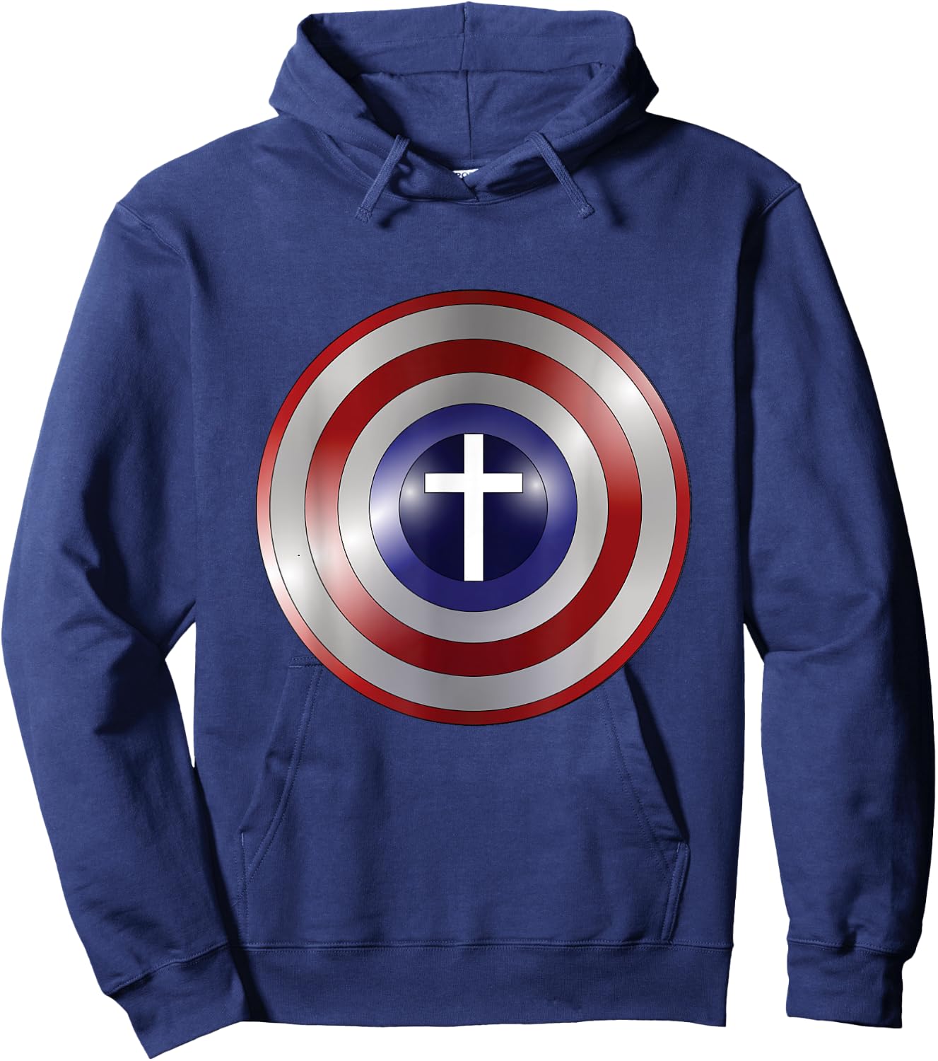 Captain Jesus Hero Shirt Hoodie - Hoodie | Navy