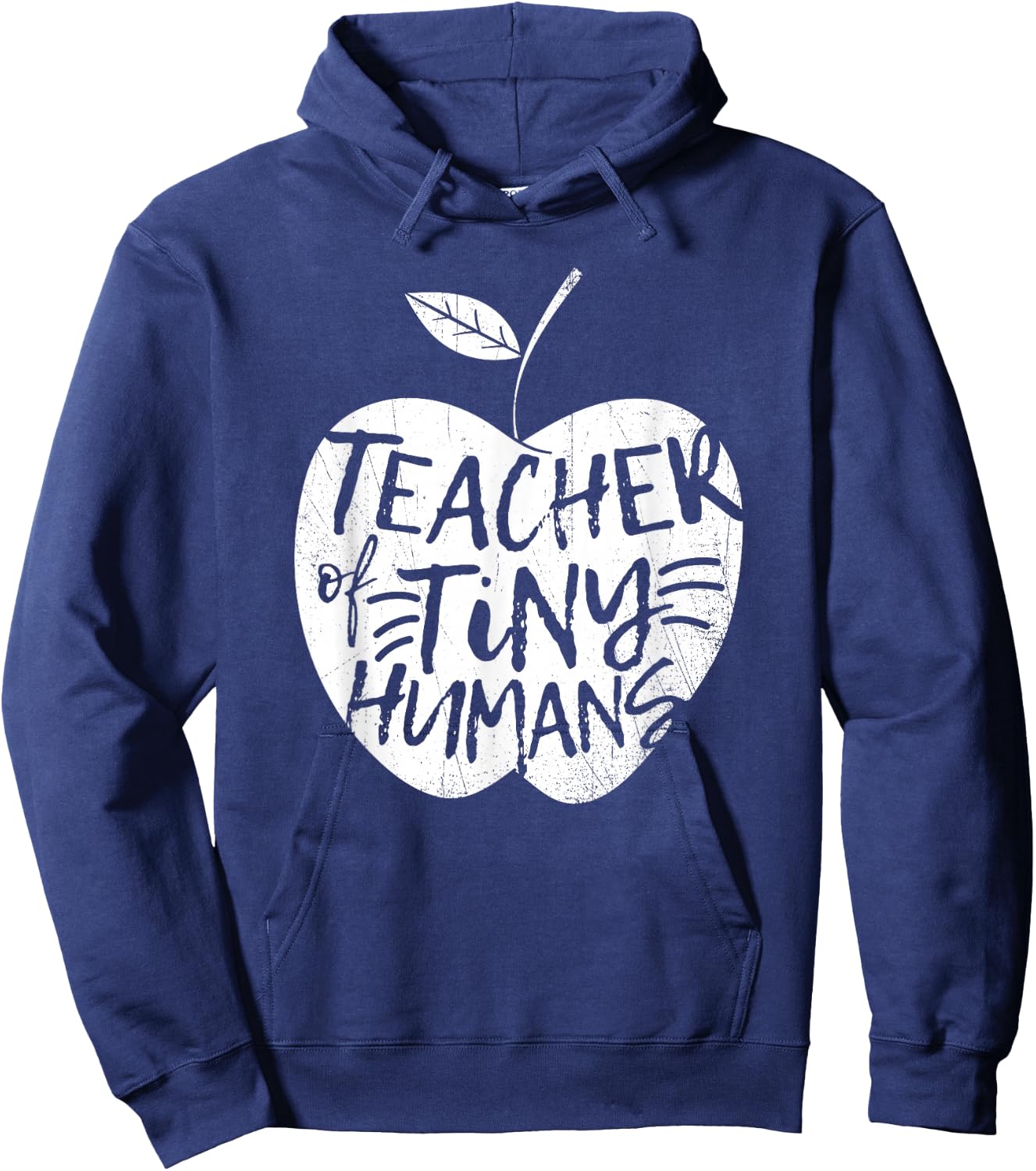 Teacher Of Tiny Humans Funny Preschool Kindergarten Teacher Hoodie - Hoodie | Navy