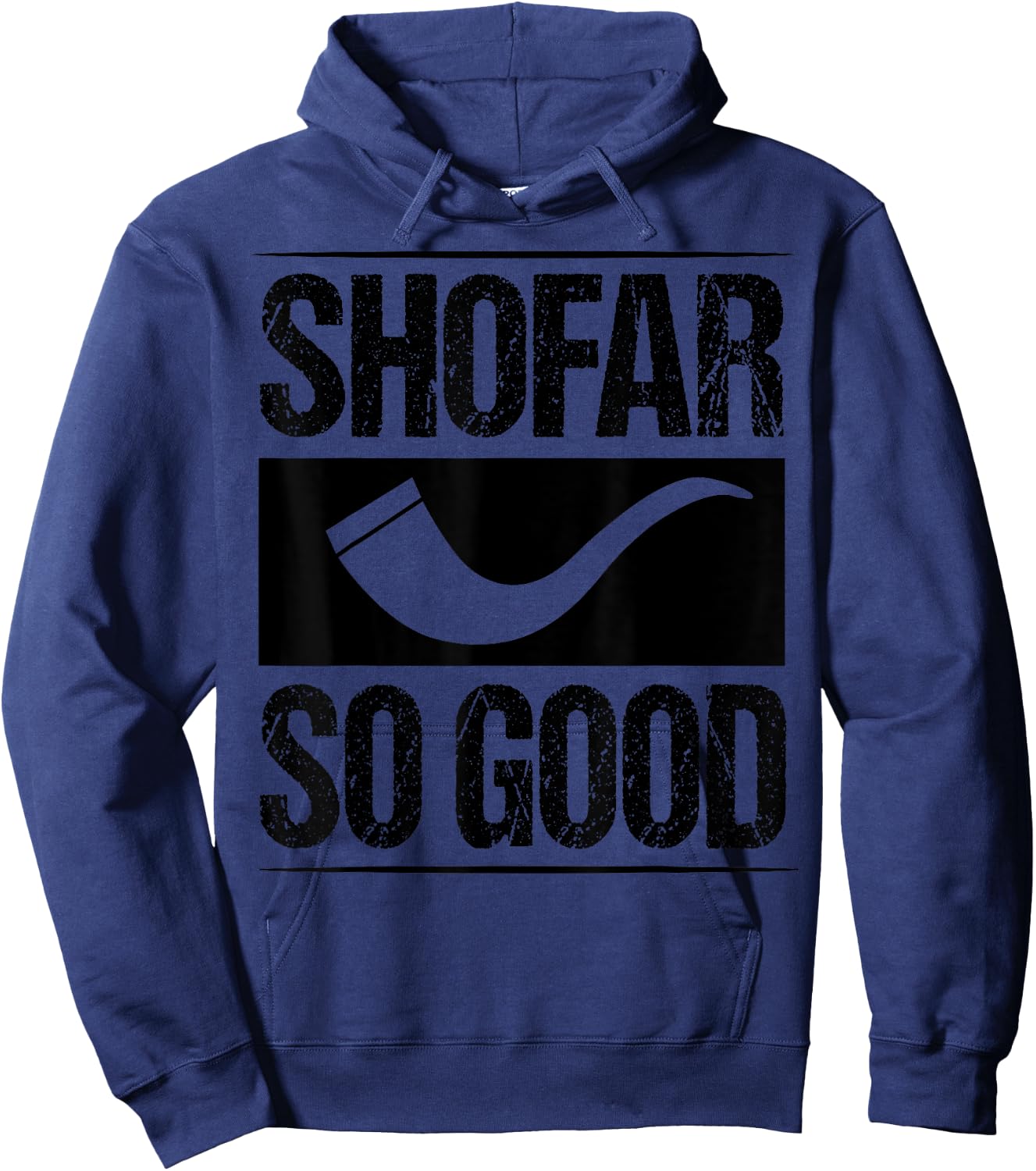 Shofar So Good Funny Hanukkah Gift Chanukah Jewish Hoodie - Hoodie | Navy
