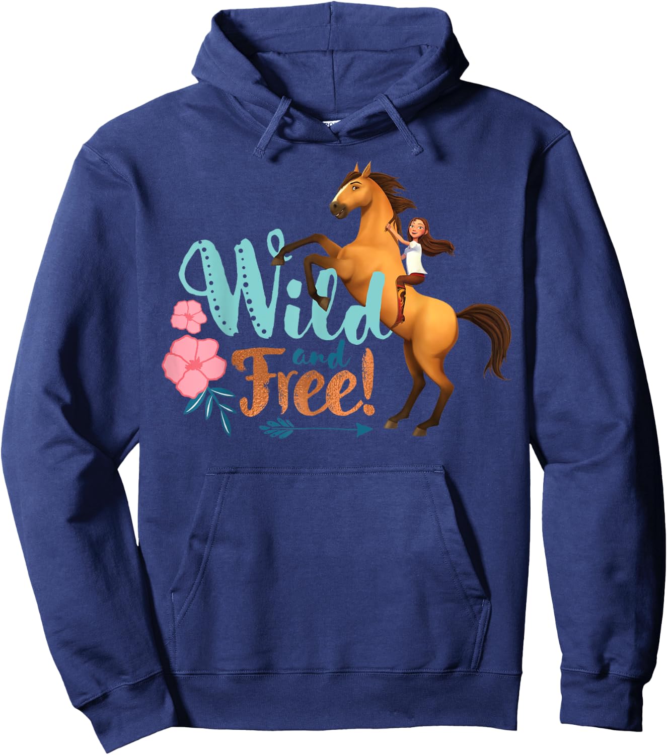 DreamWorks Spirit Riding Free Spirit Wild and Free Hoodie - Hoodie | Navy