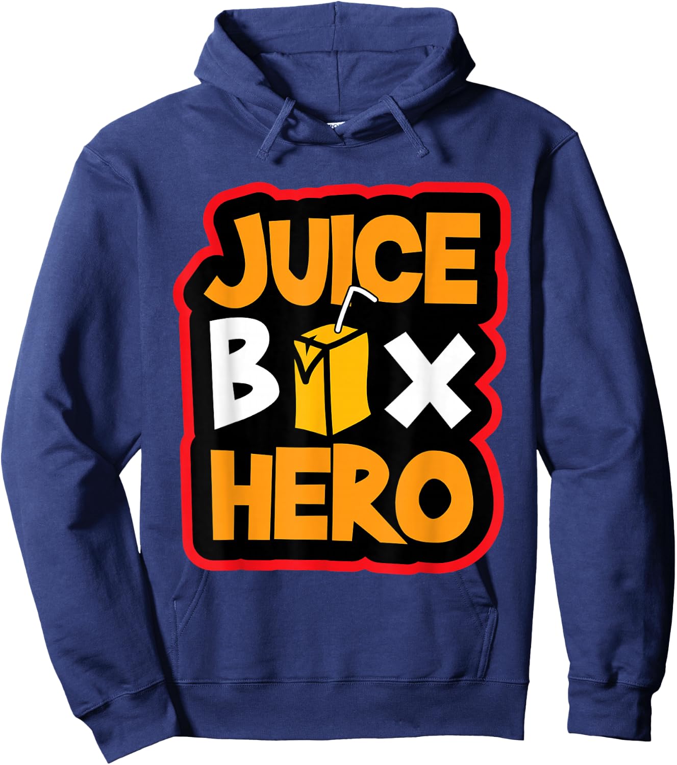 Juice Box Hero Shirt Funny Diabetes T1D Diabetic Hoodie - Hoodie | Navy