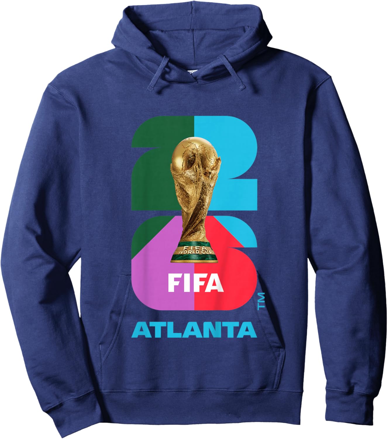Kids FIFA World CUP26 Atlanta Trophy Color Hoodie - Hoodie | Navy